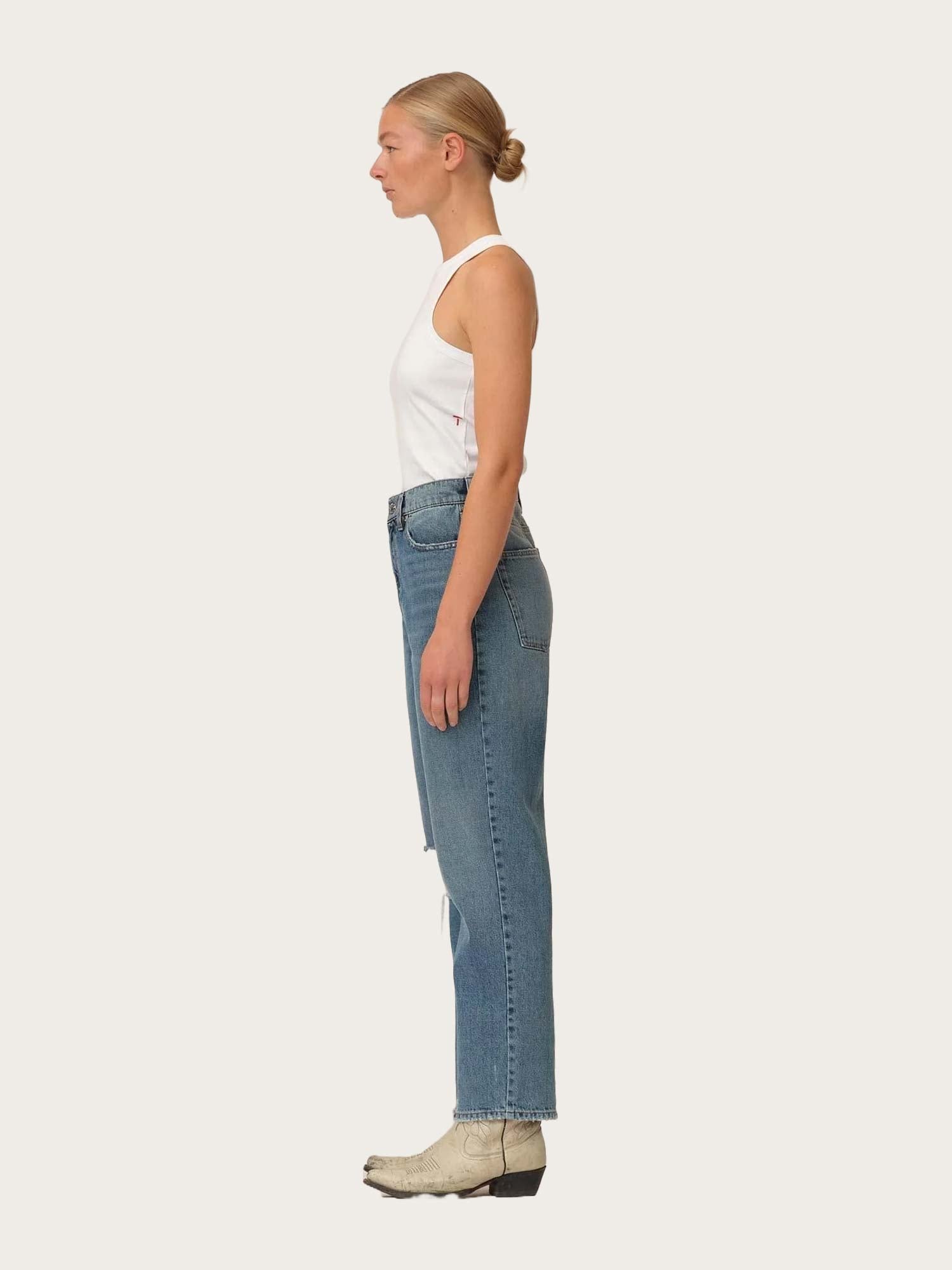 Ewa HW Jeans Distrupted - Rodeo