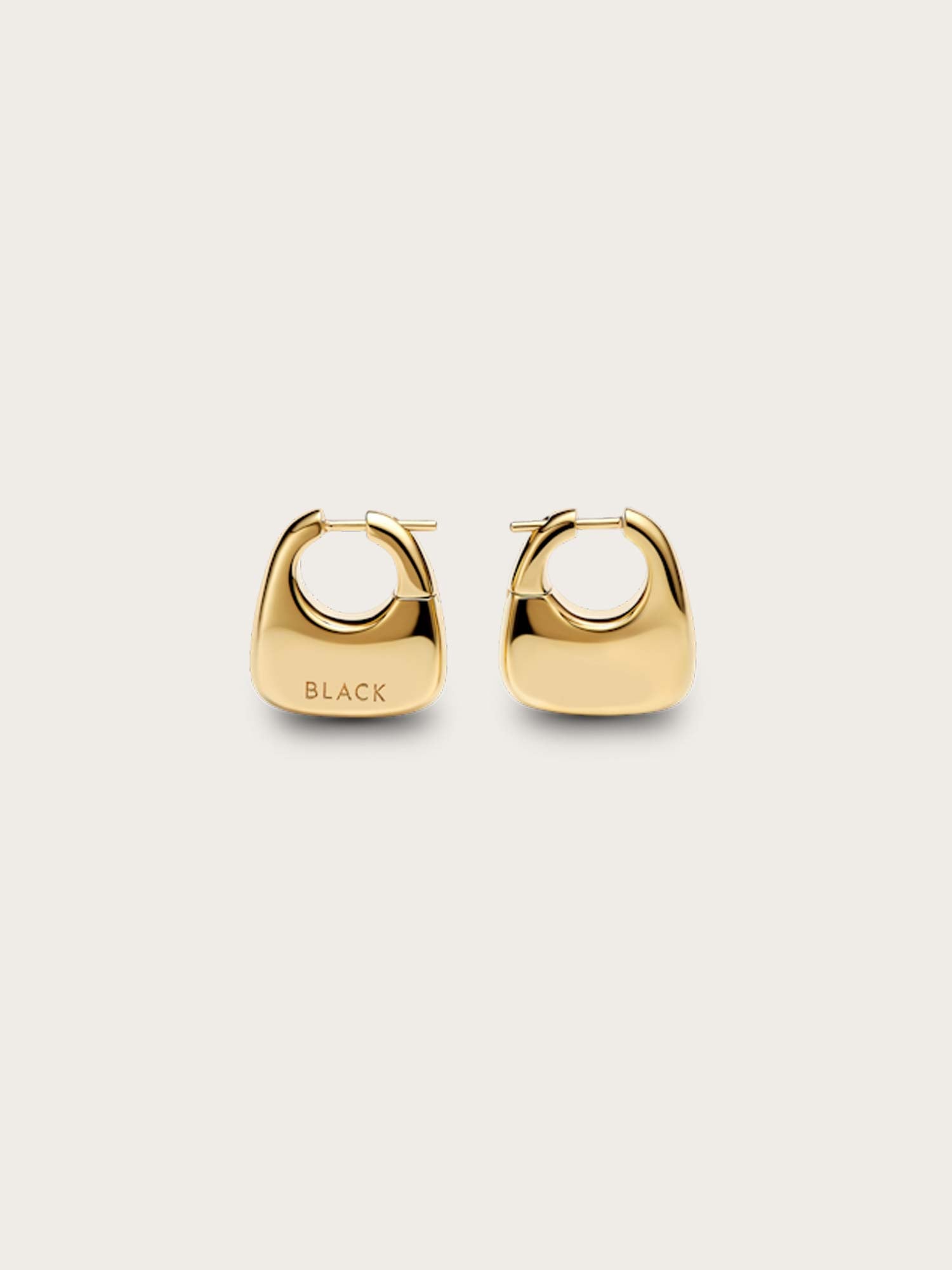 Tote Earrings Medium - Gold