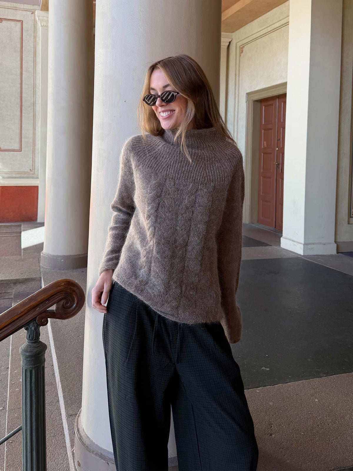Verdi Sweater - Dk Brown