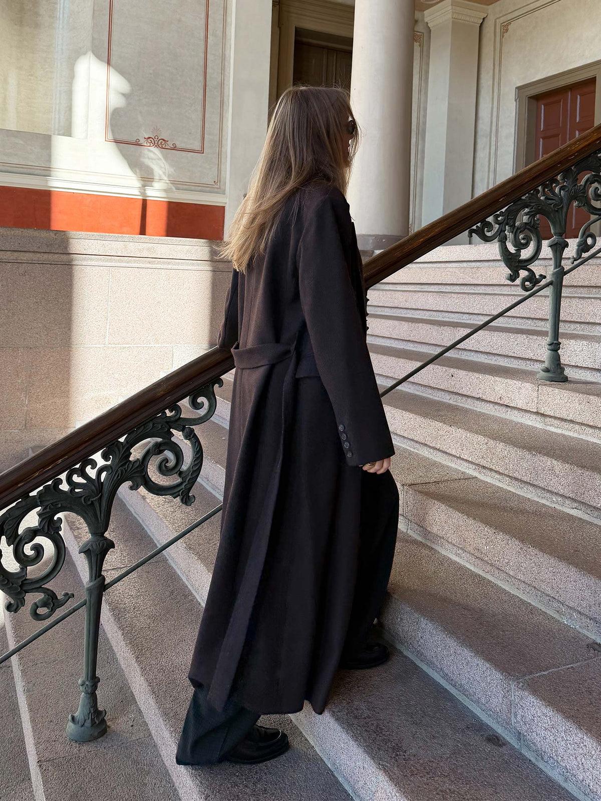 Venja Long Coat - Ganache