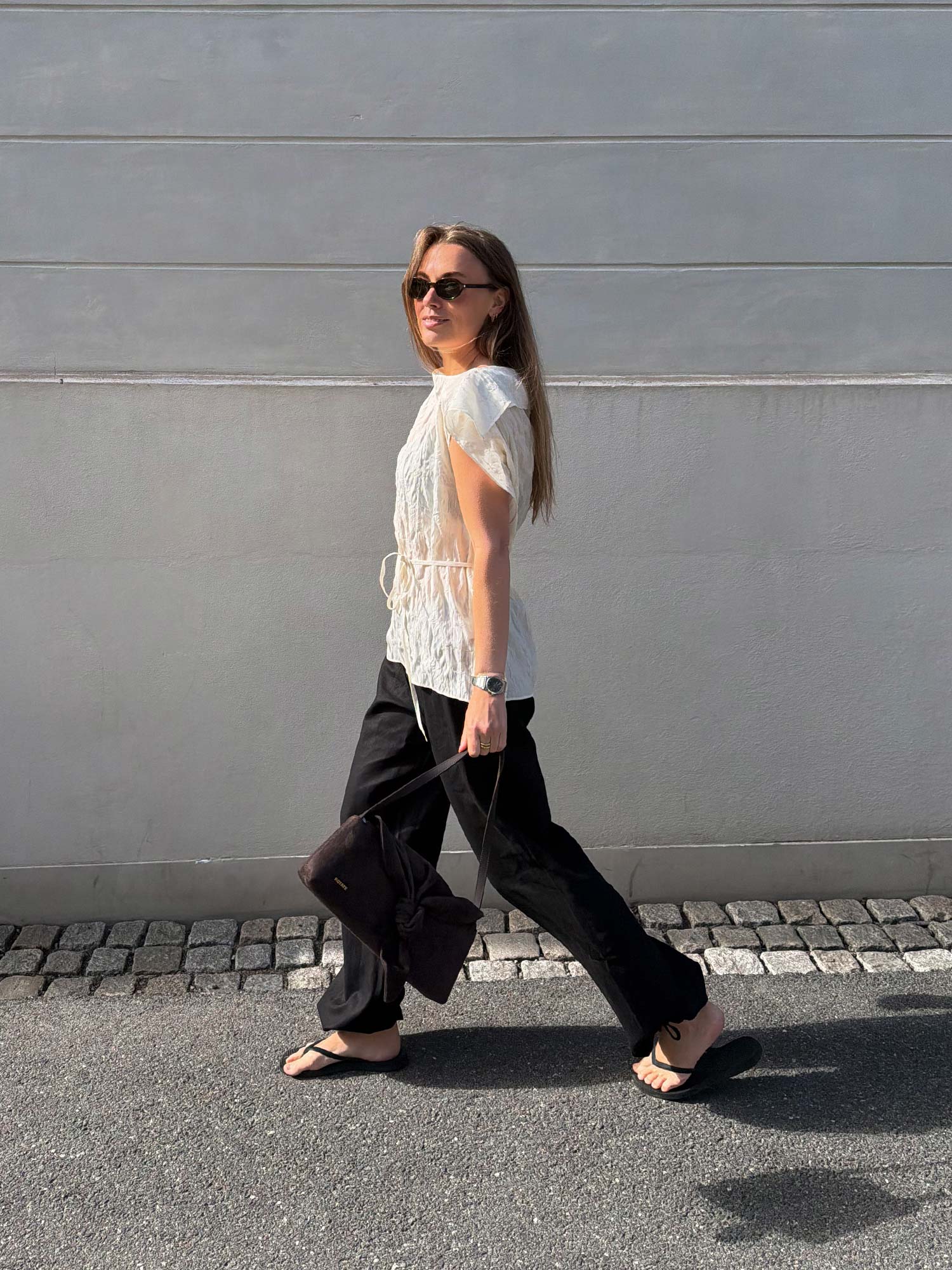 Amit Flap Top - Ivory