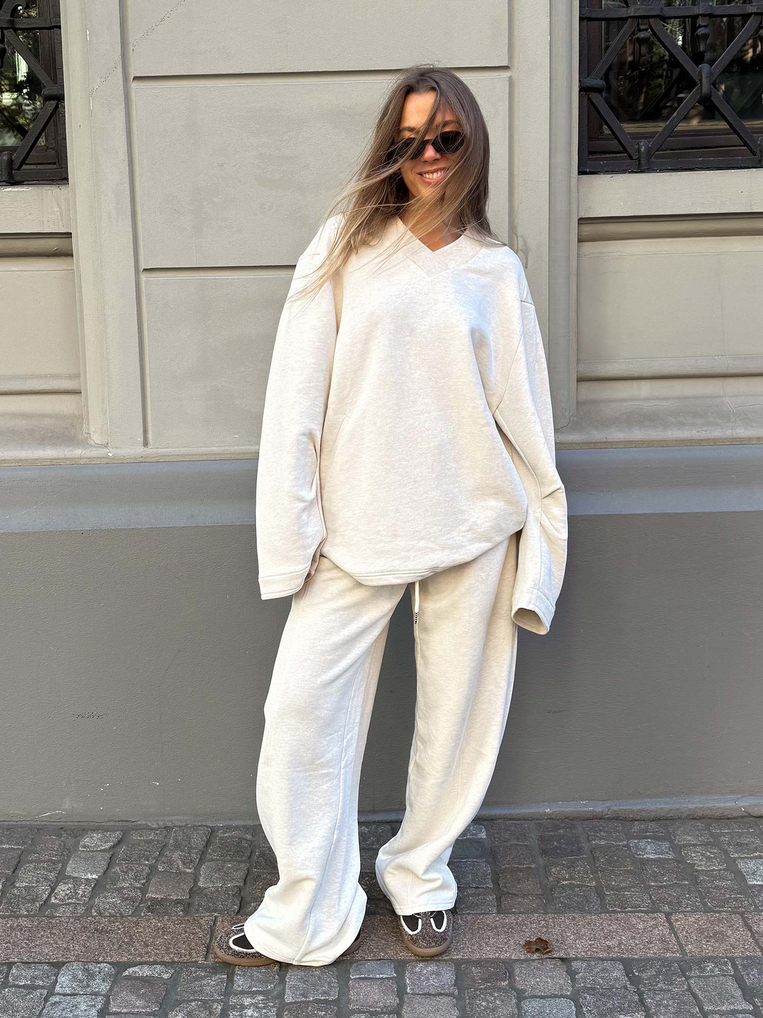 Tatiana Jersey Sweater - Cream