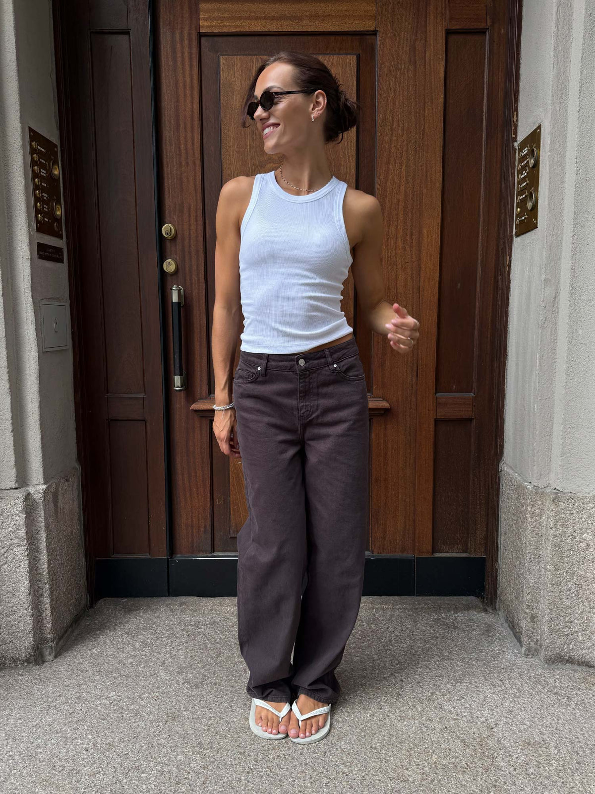 Enbonnie Jeans - Worn Chocolate