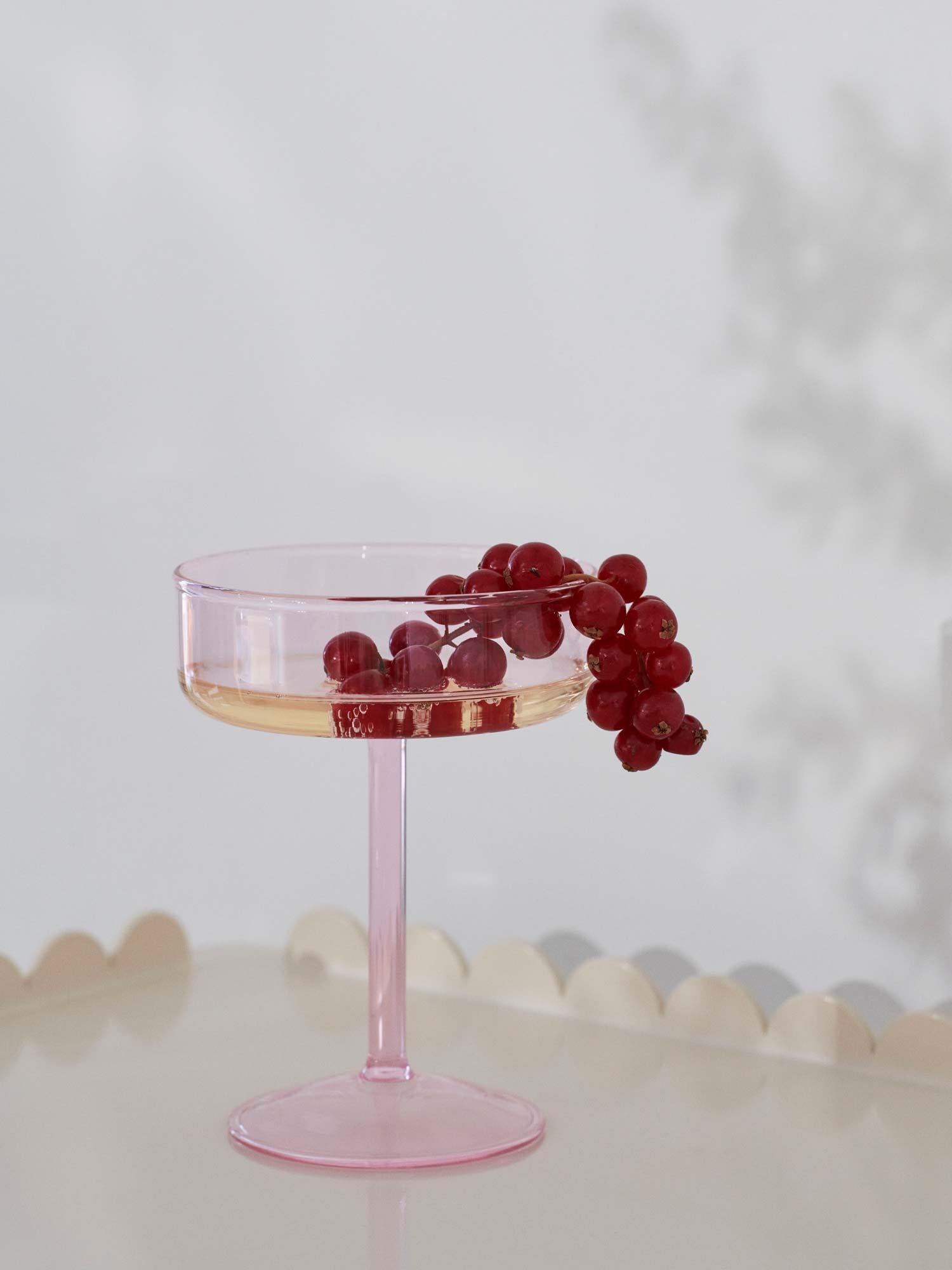 Tint Couple Glass - Set of 2 - Pink