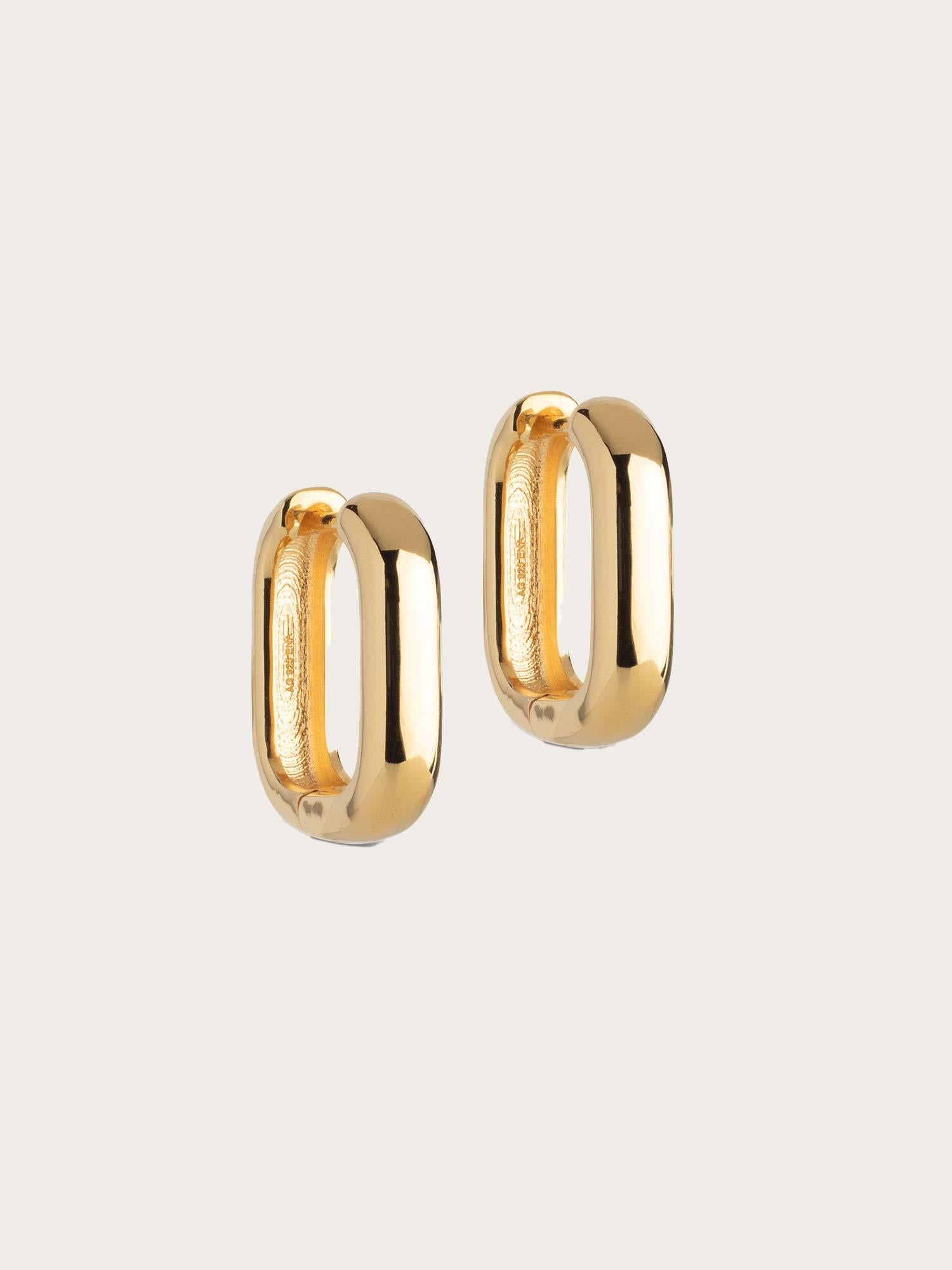 Hoops Square 18mm - Gold