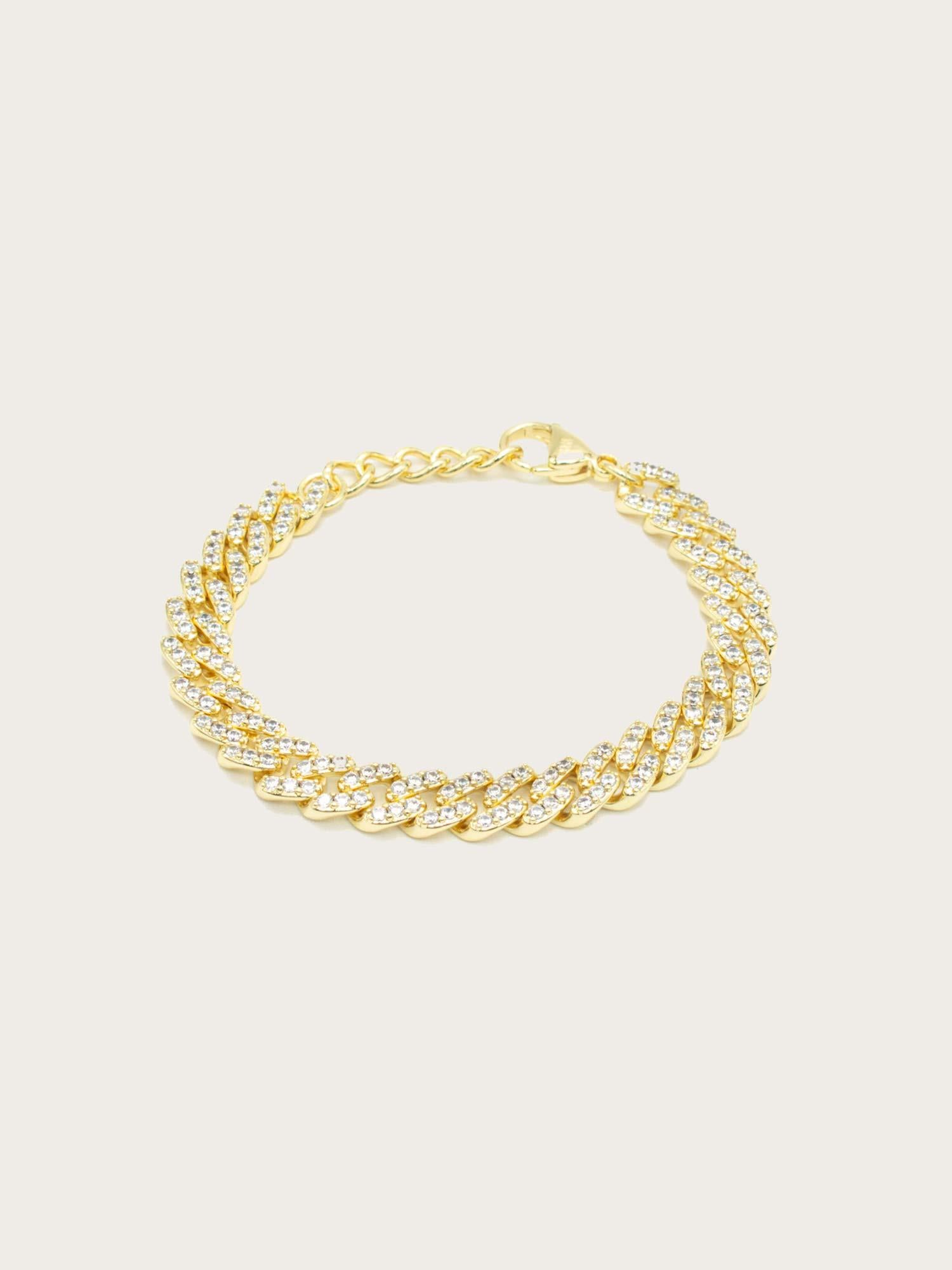 Posh Diamond Bracelet - Gold