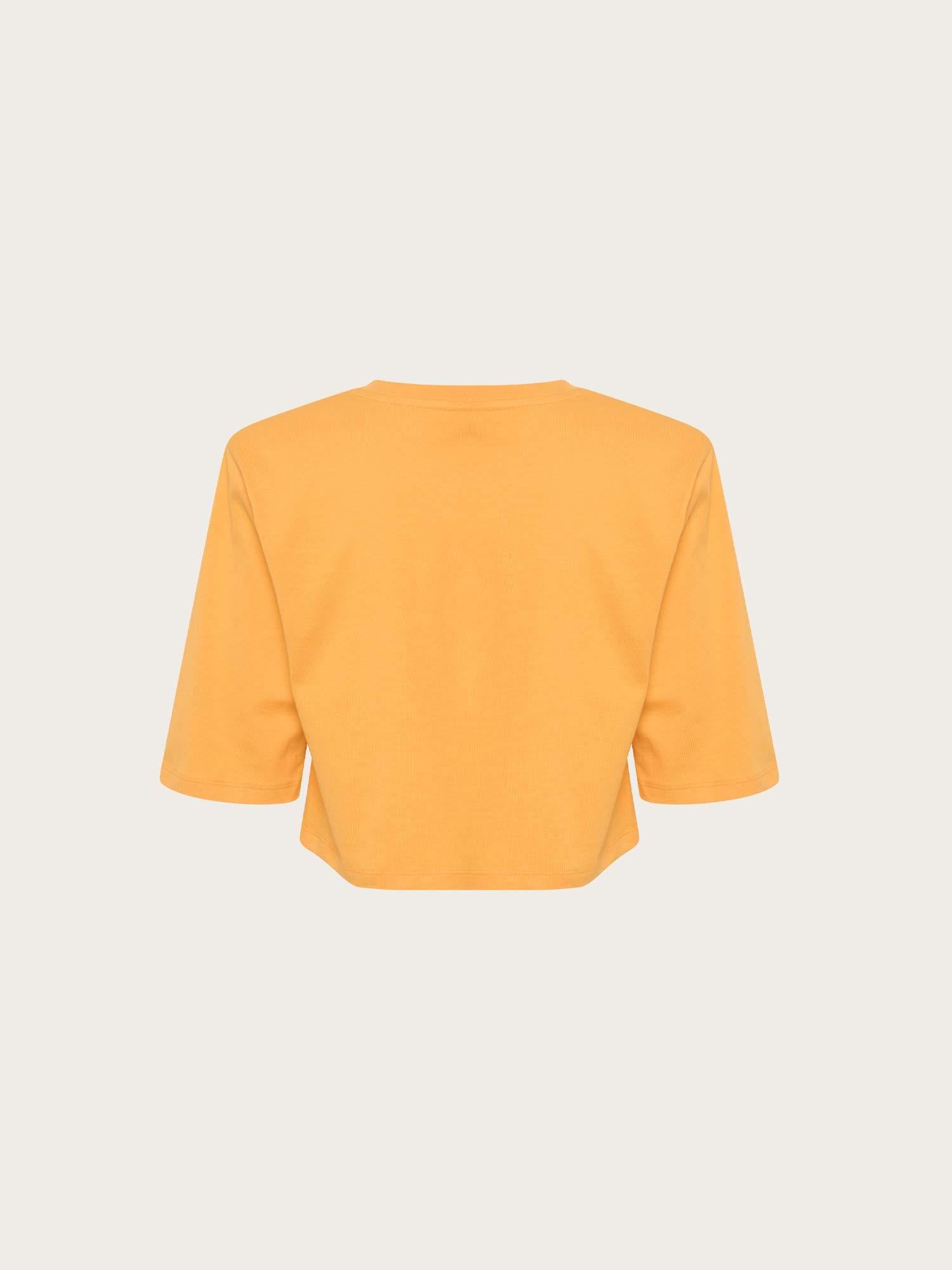 Jory Cropped Tee - Kumquat