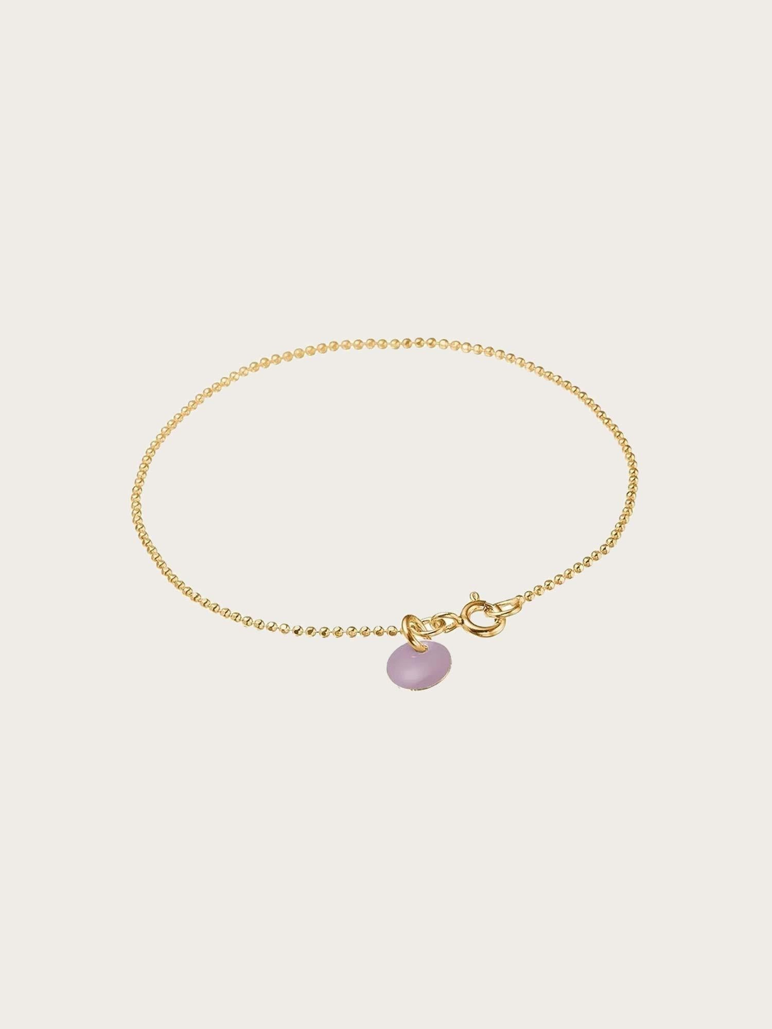 Bracelet Ball Chain Lavender