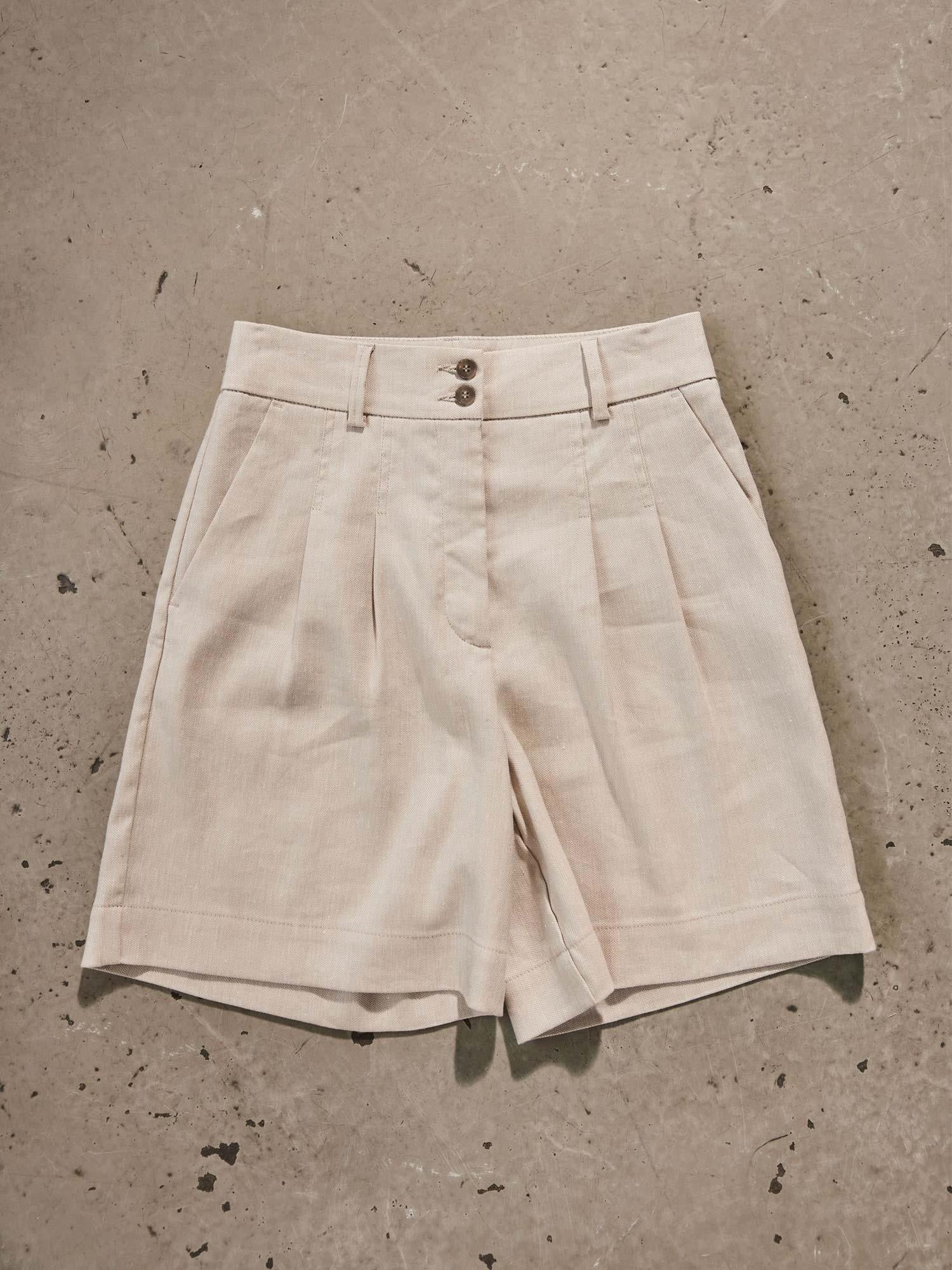 KarenFV Shorts 769 - Sand Linen