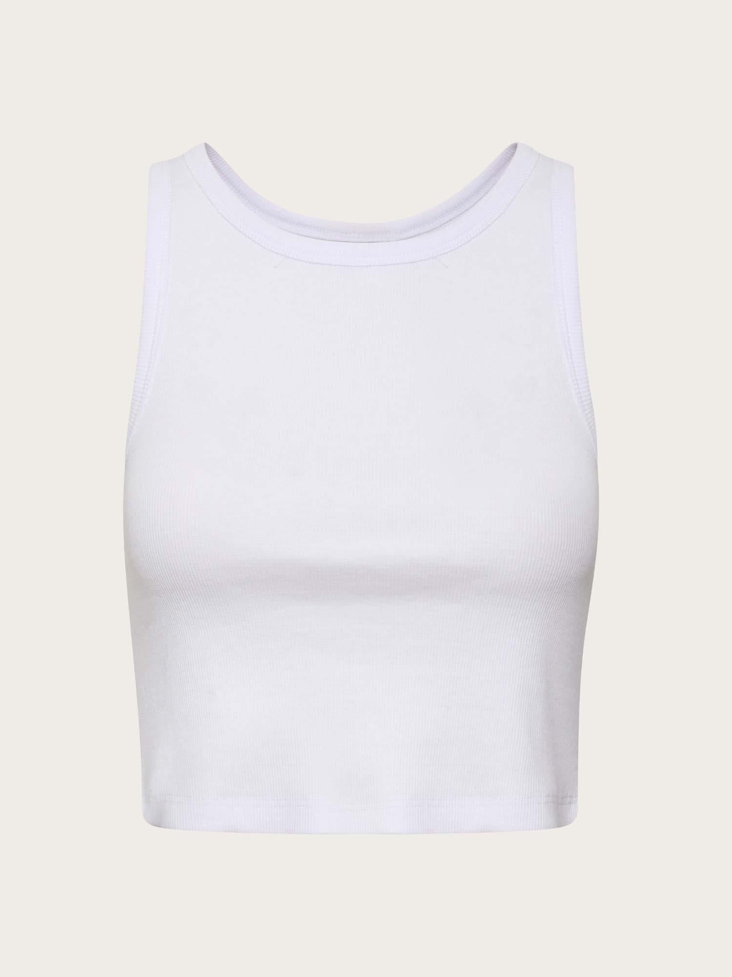 Drew Cropped Top - Bright White