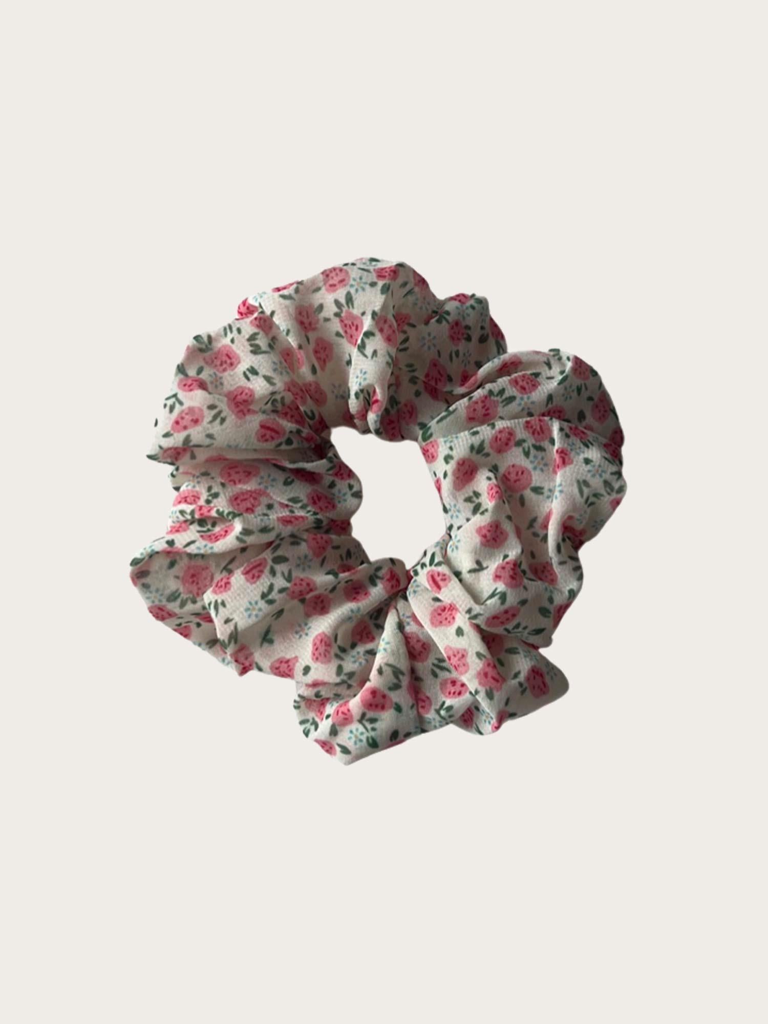 Hilly Scrunchie - Offwhite/Pink