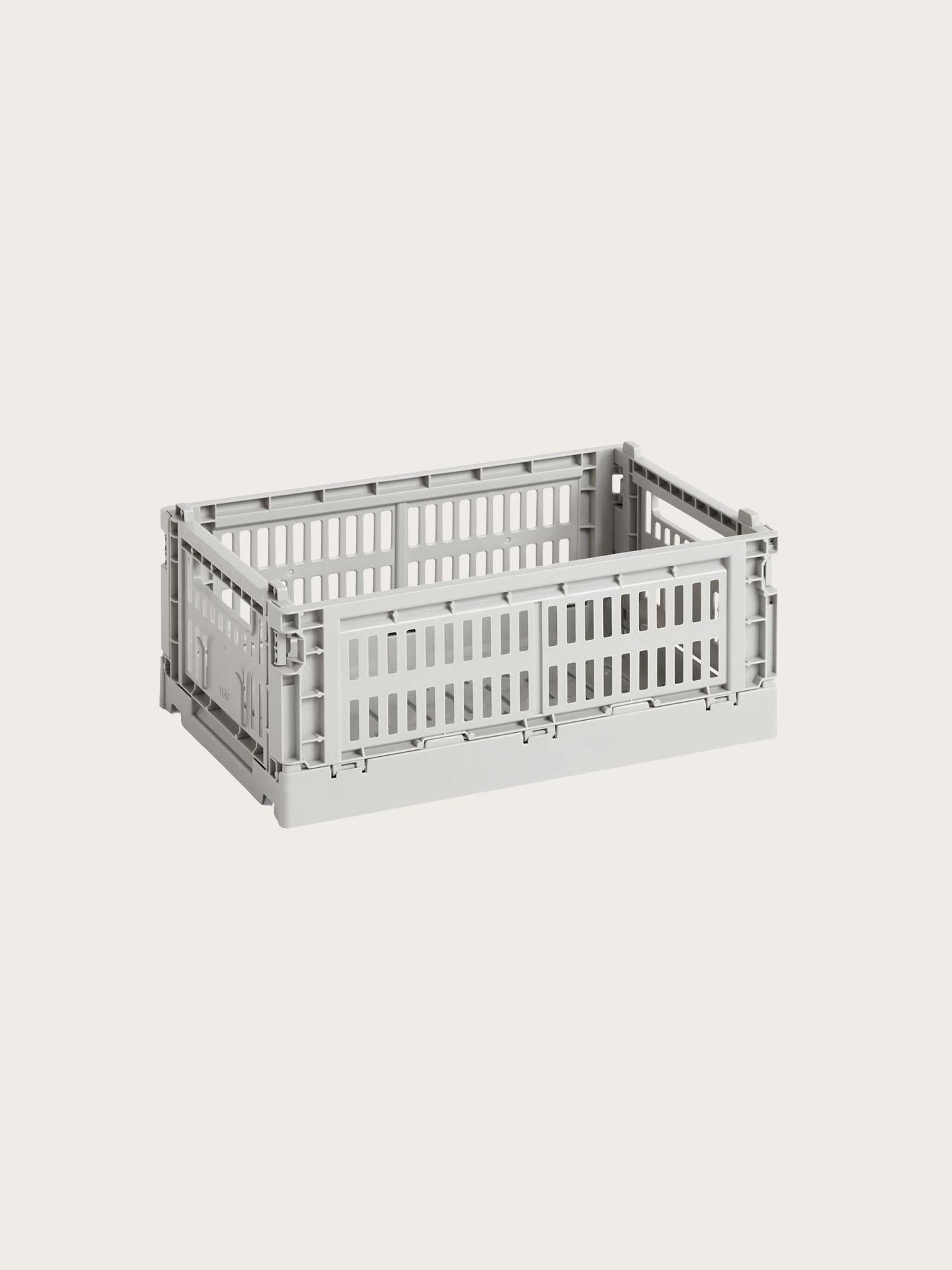 Hay Colour Crate Small - Light Grey