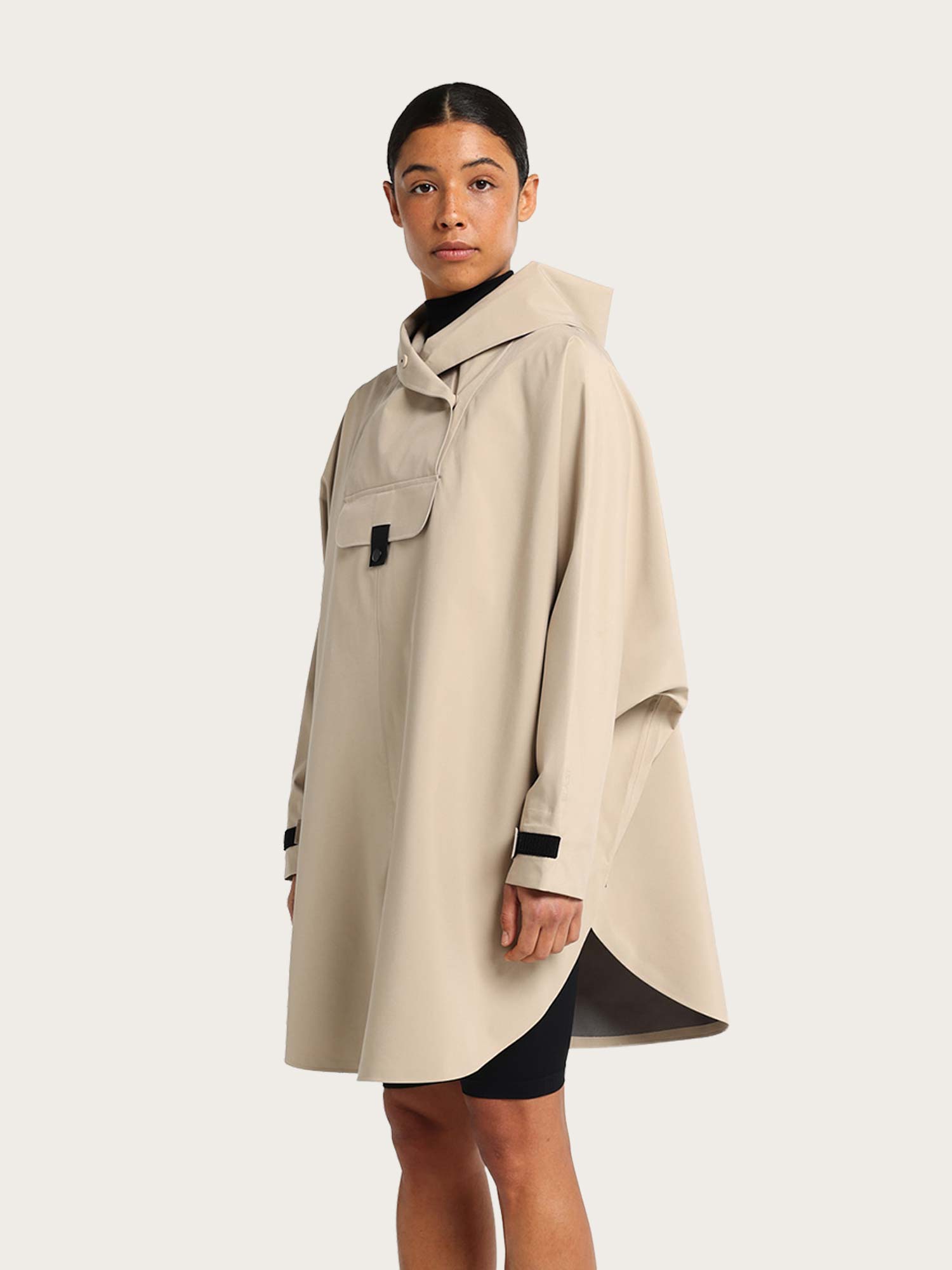 Bergen Poncho - Beige