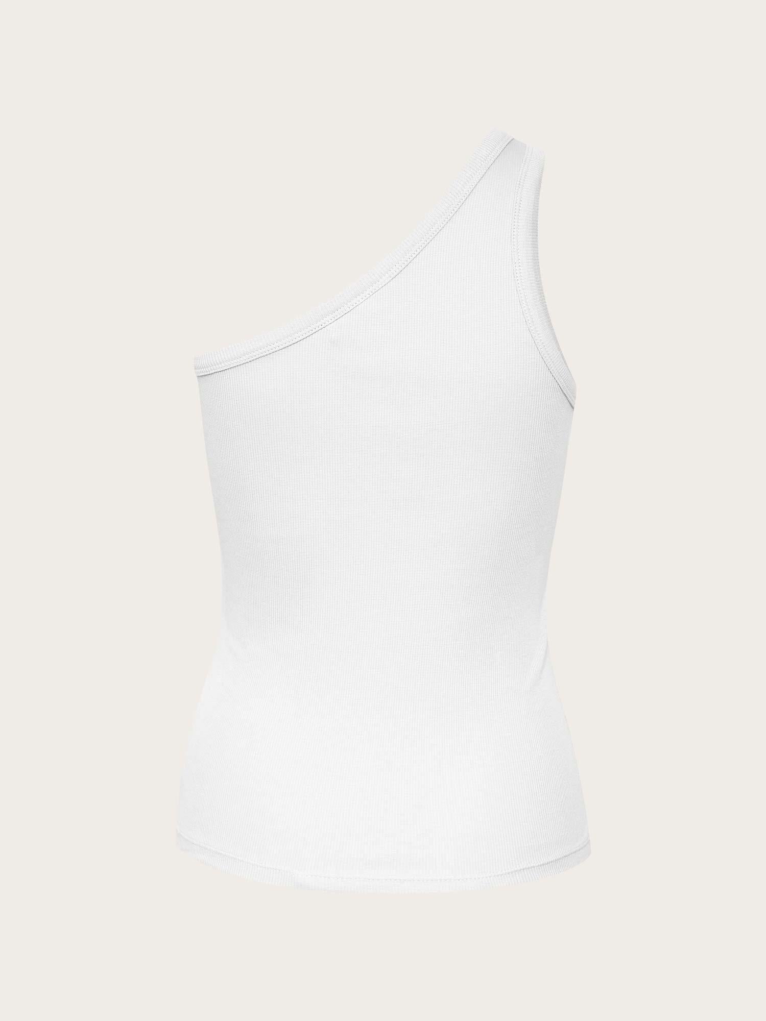 Drew One Shoulder - Bright White