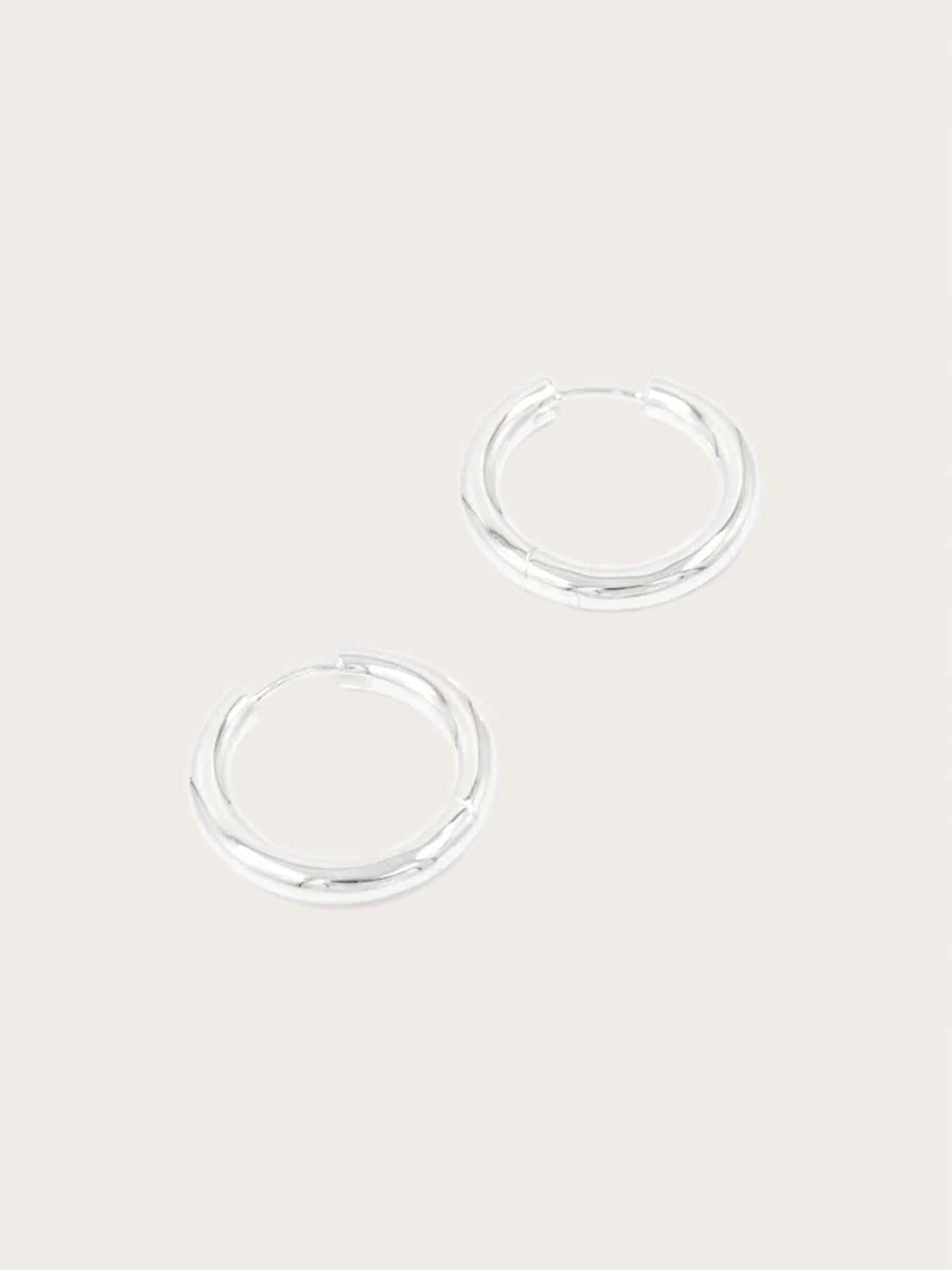 Perfect Hoops Large - Silver