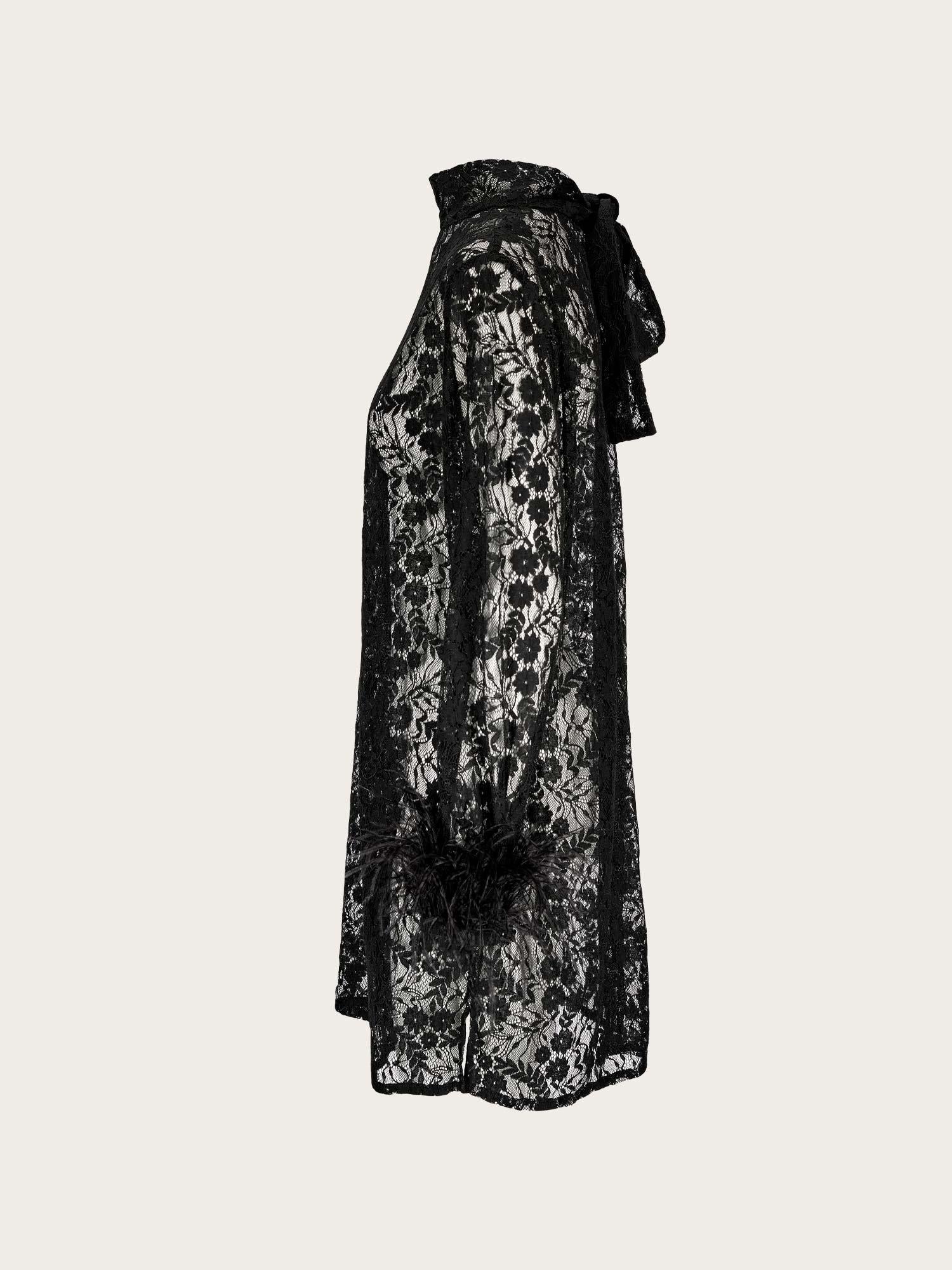 Patti Lace Dress - Black