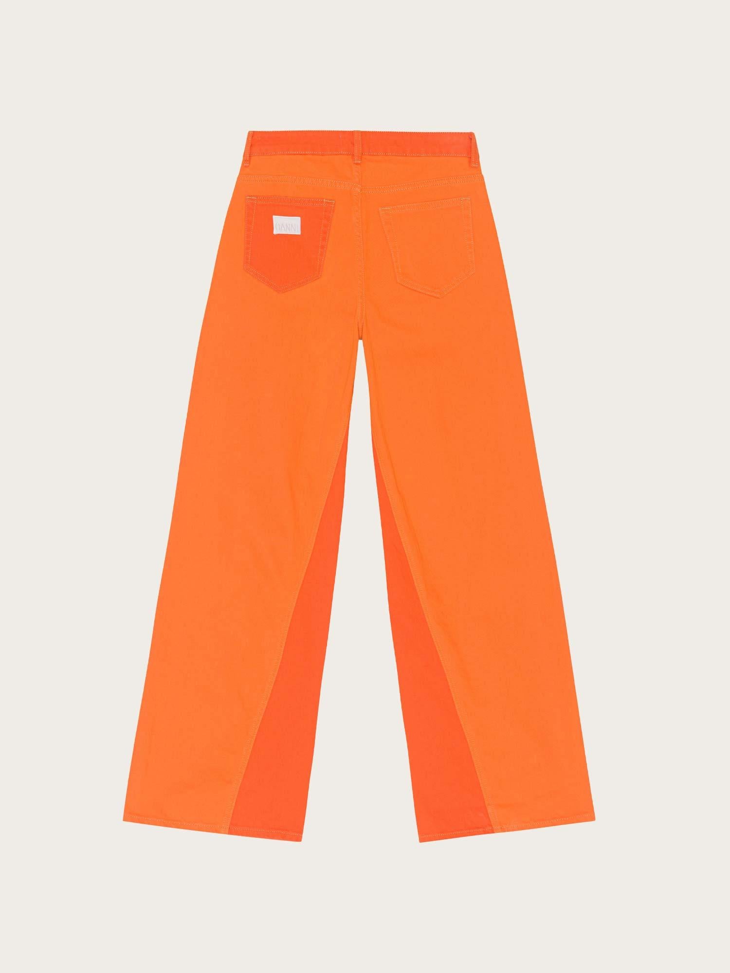 J1158 Overdyed Cutline Jozey - Orangeade
