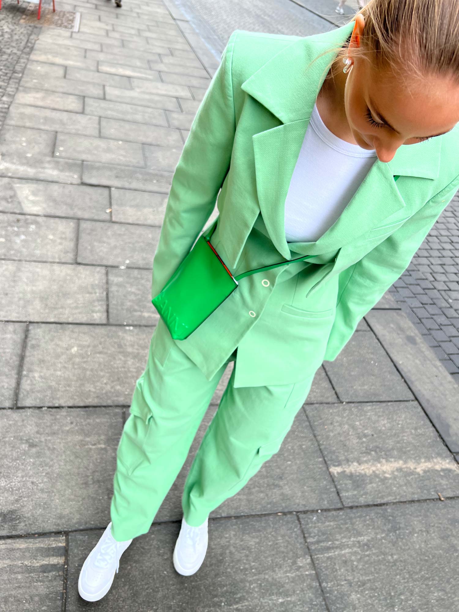F7593 Cotton Suiting Blazer - Peapod