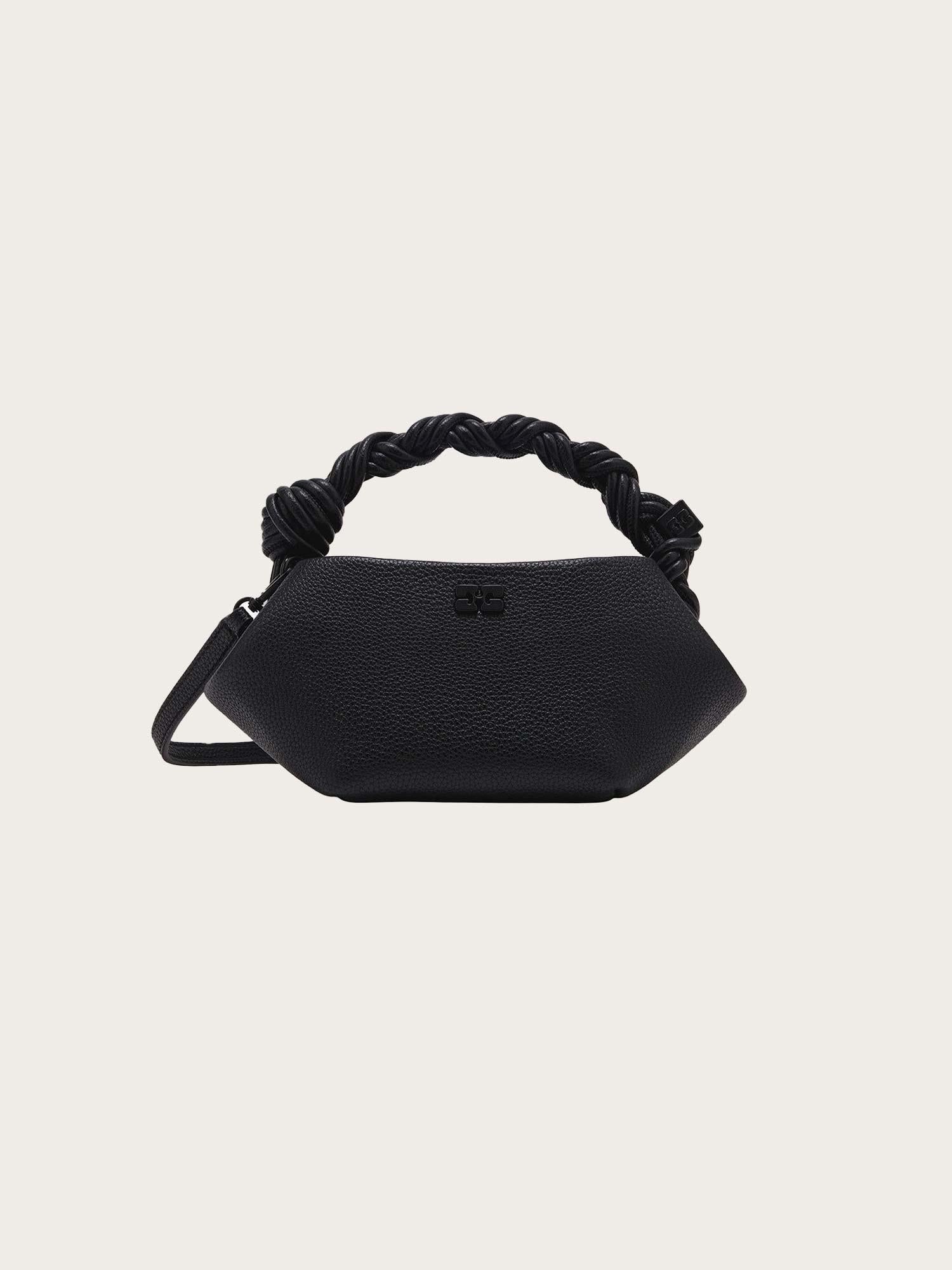 Ganni Bou Bag Mini Grained - Black