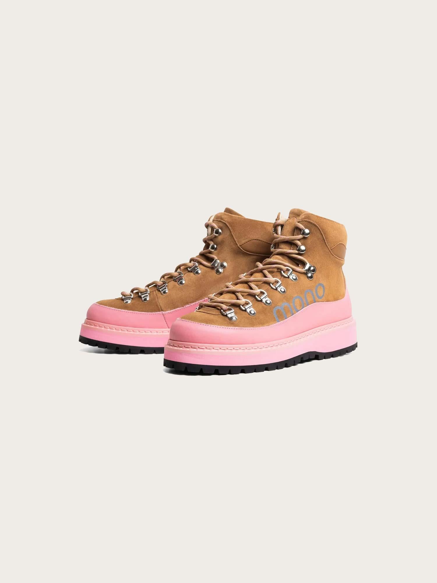 Vidda Shearling - Cognac/Pink