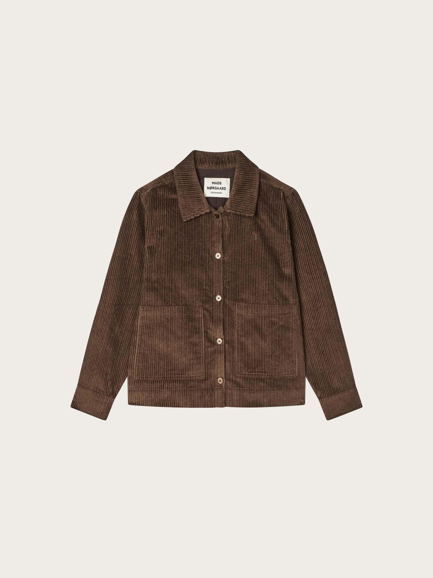 Pretty Cord Gaila Shirt - Demitasse