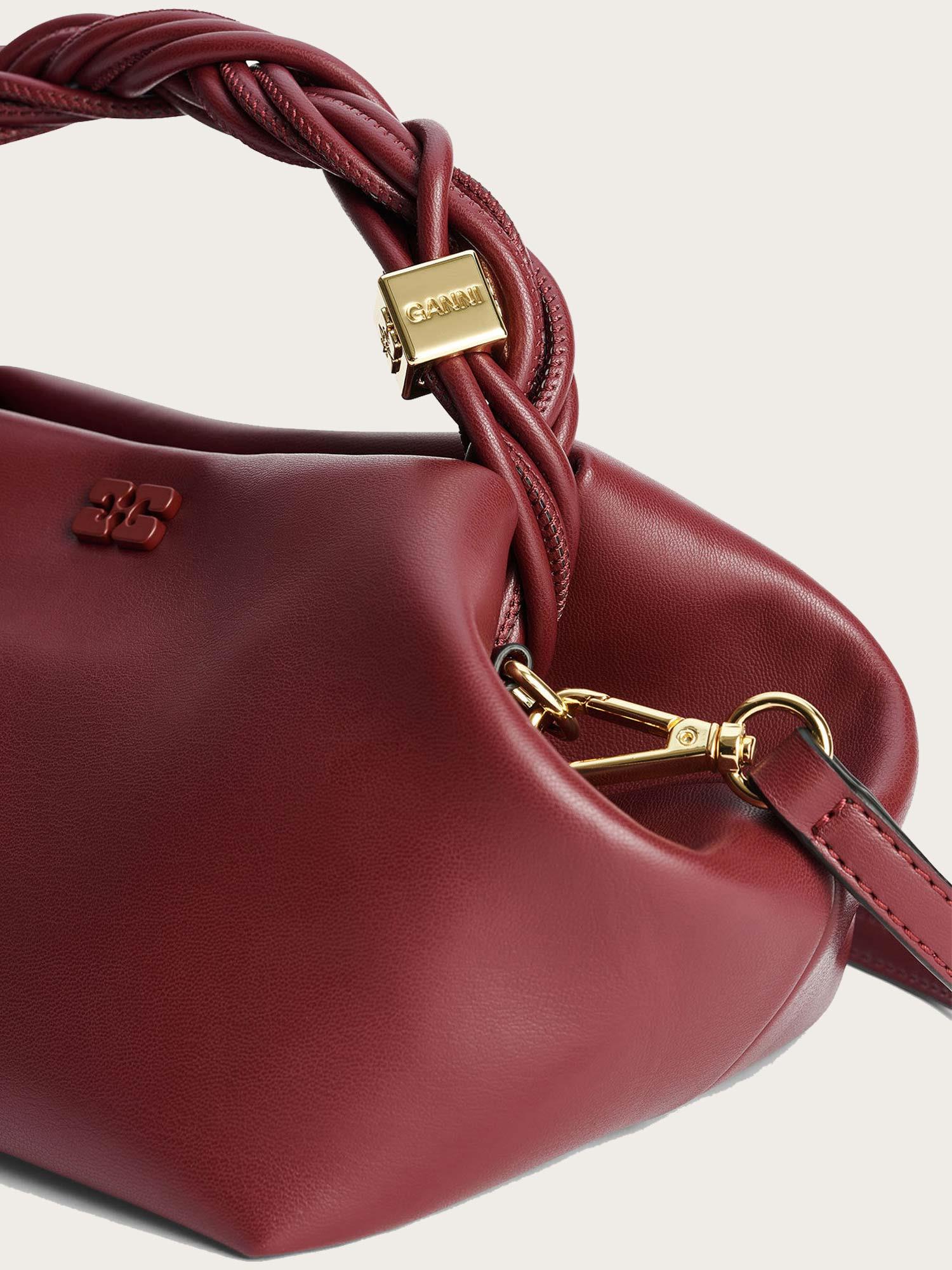 A5313 Ganni Bou Bag Small - Burgundy