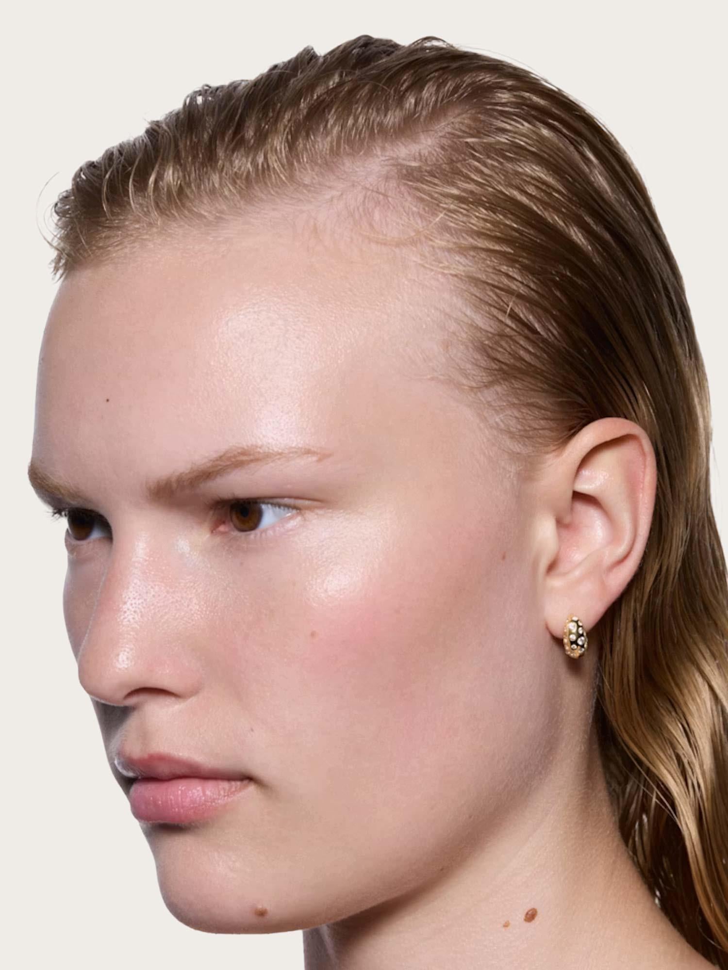 Tryvann Popcorn Earring - Gold