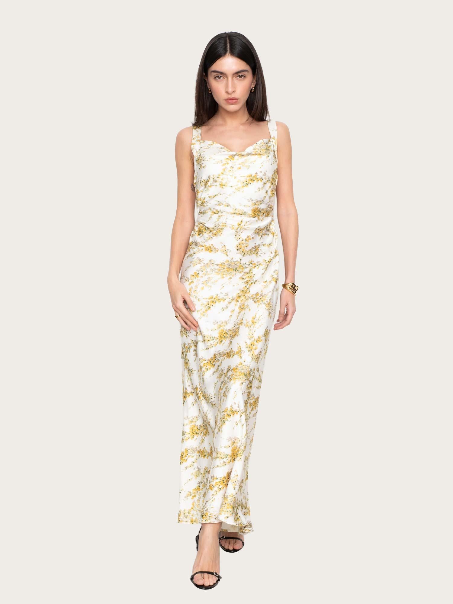 Anna Dress - Yellow Mimosa