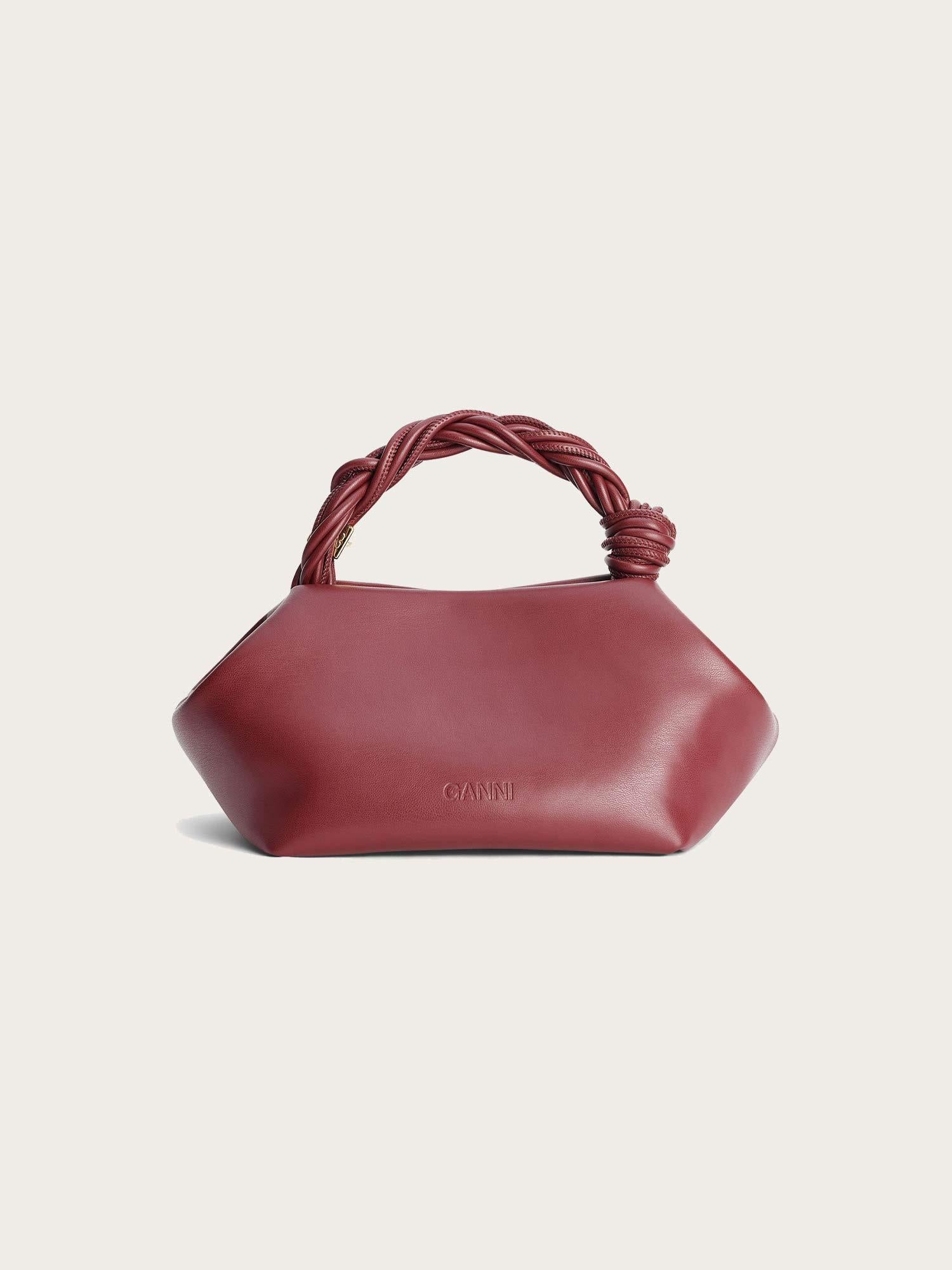 A5313 Ganni Bou Bag Small - Burgundy