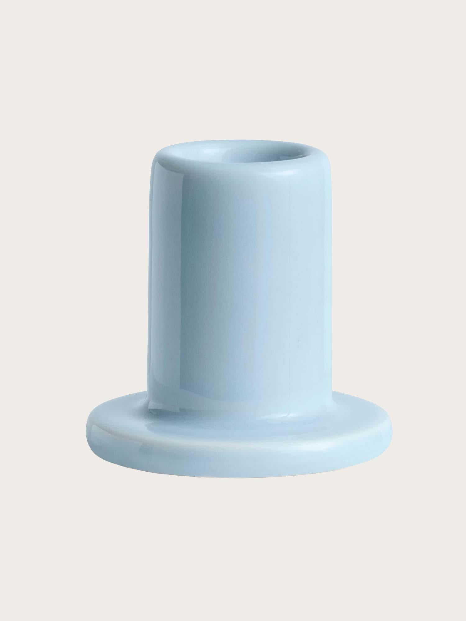 Tube Candleholder Small - Pale Blue