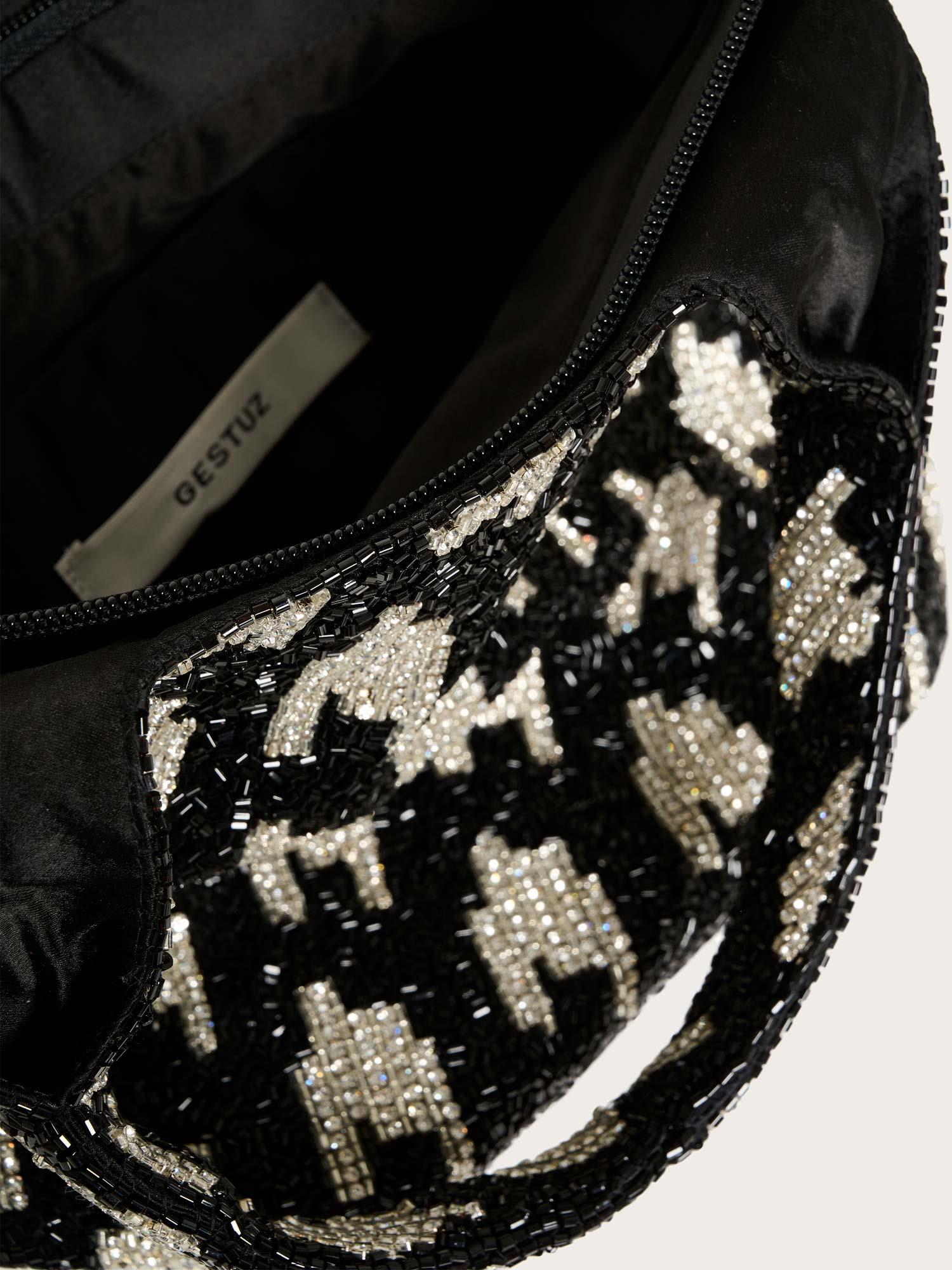 Rhinna Bag - Black/Silver Glitter