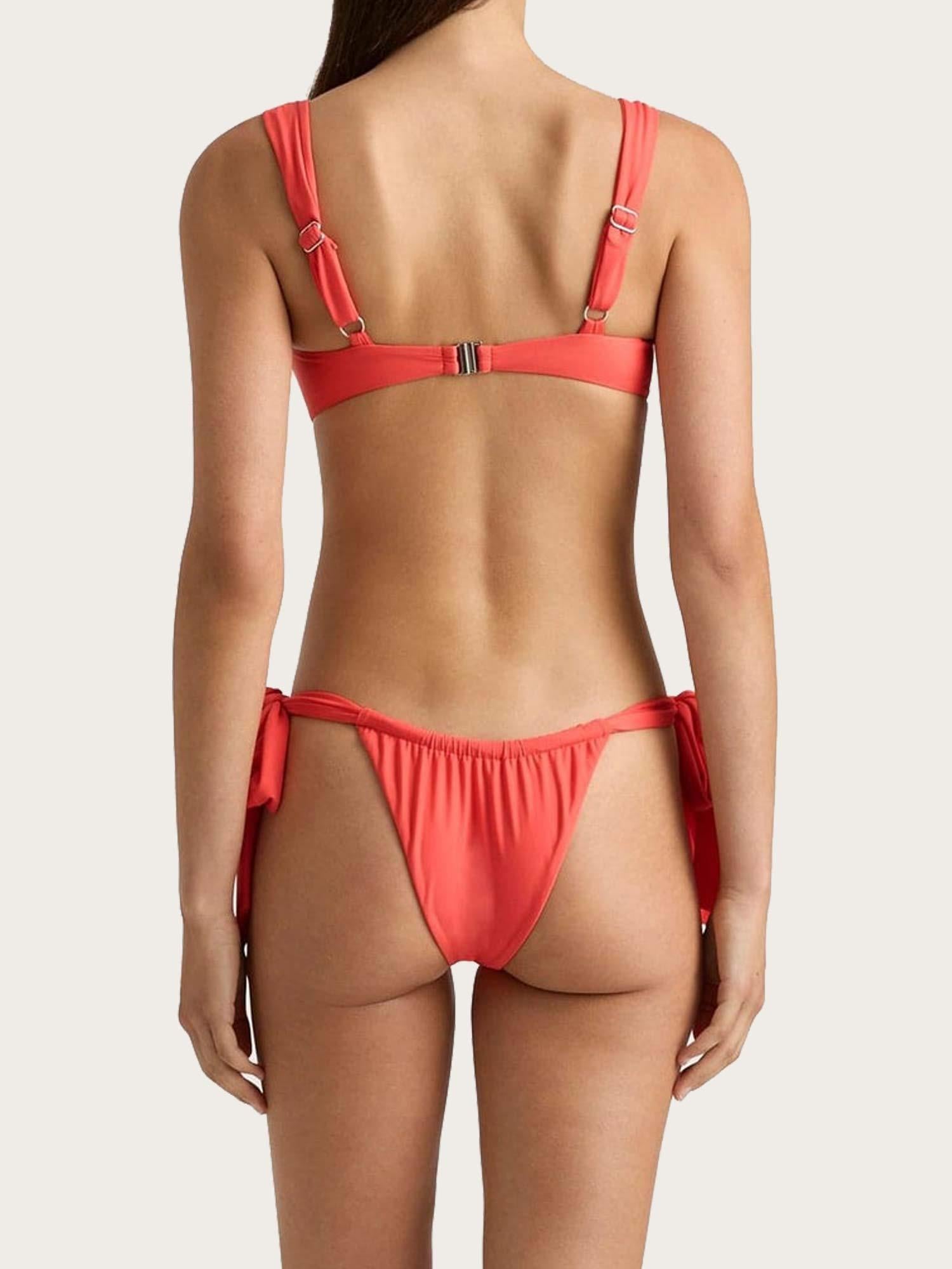 Costa Bikini Bottoms - Vermillon