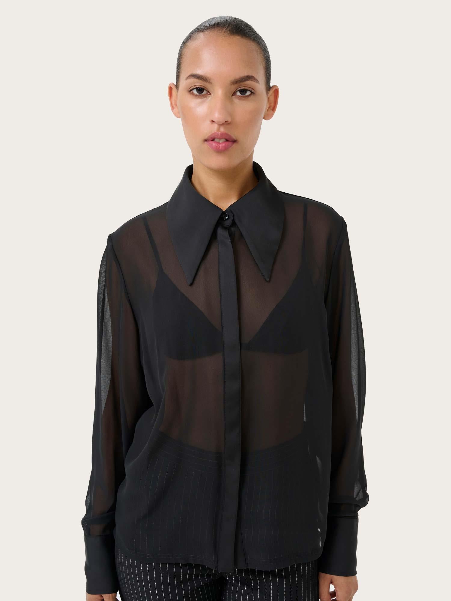 Chiffa Shirt - Black