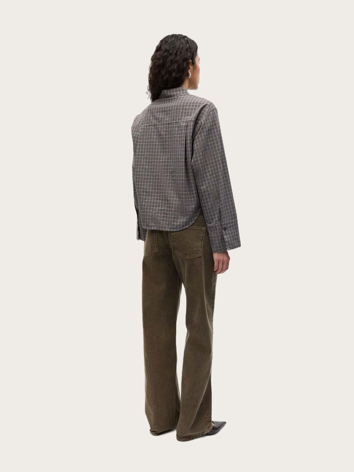 Enweb LS Short Shirt - Pine Check