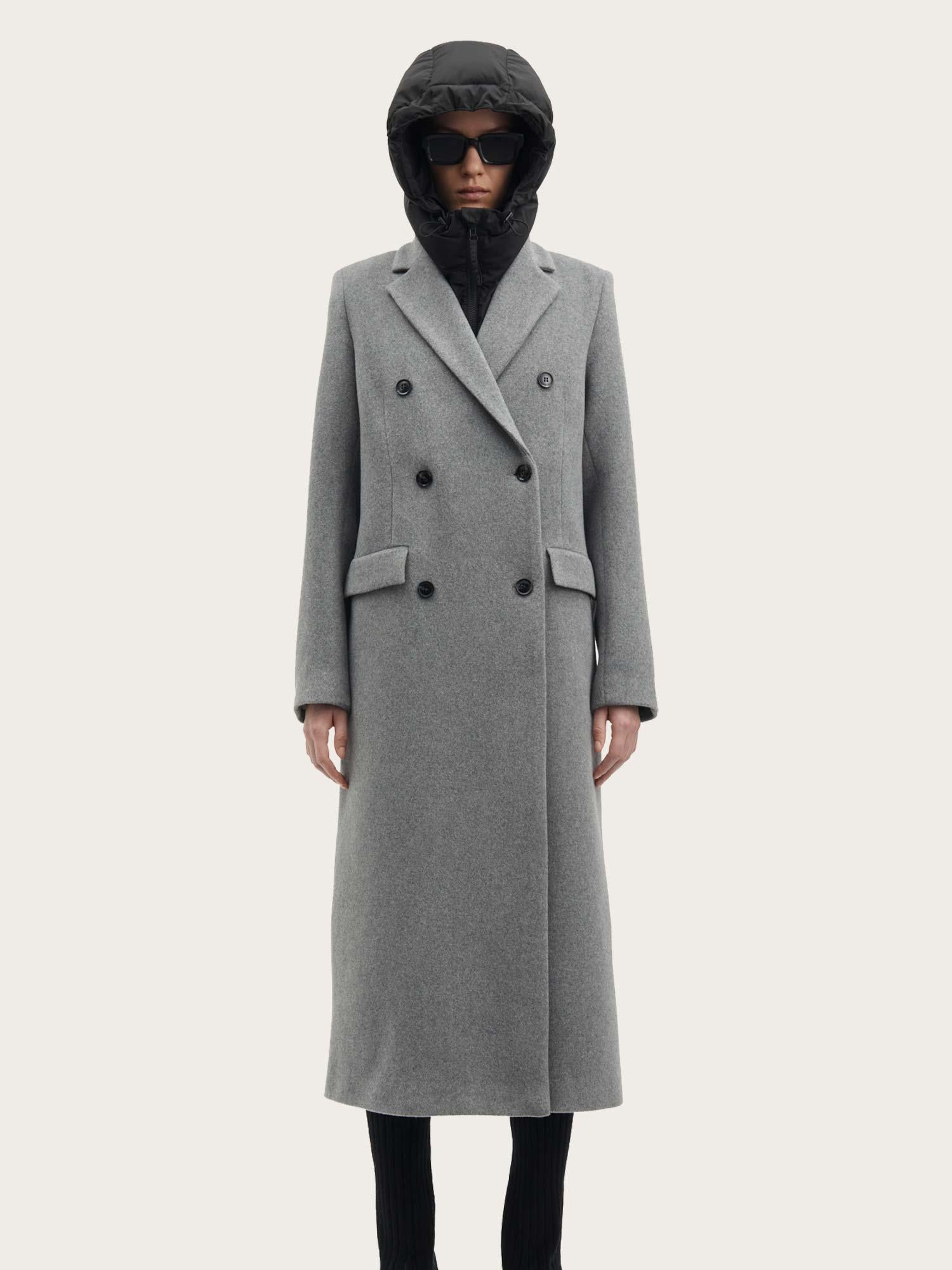 Falcon Coat - Grey Melange