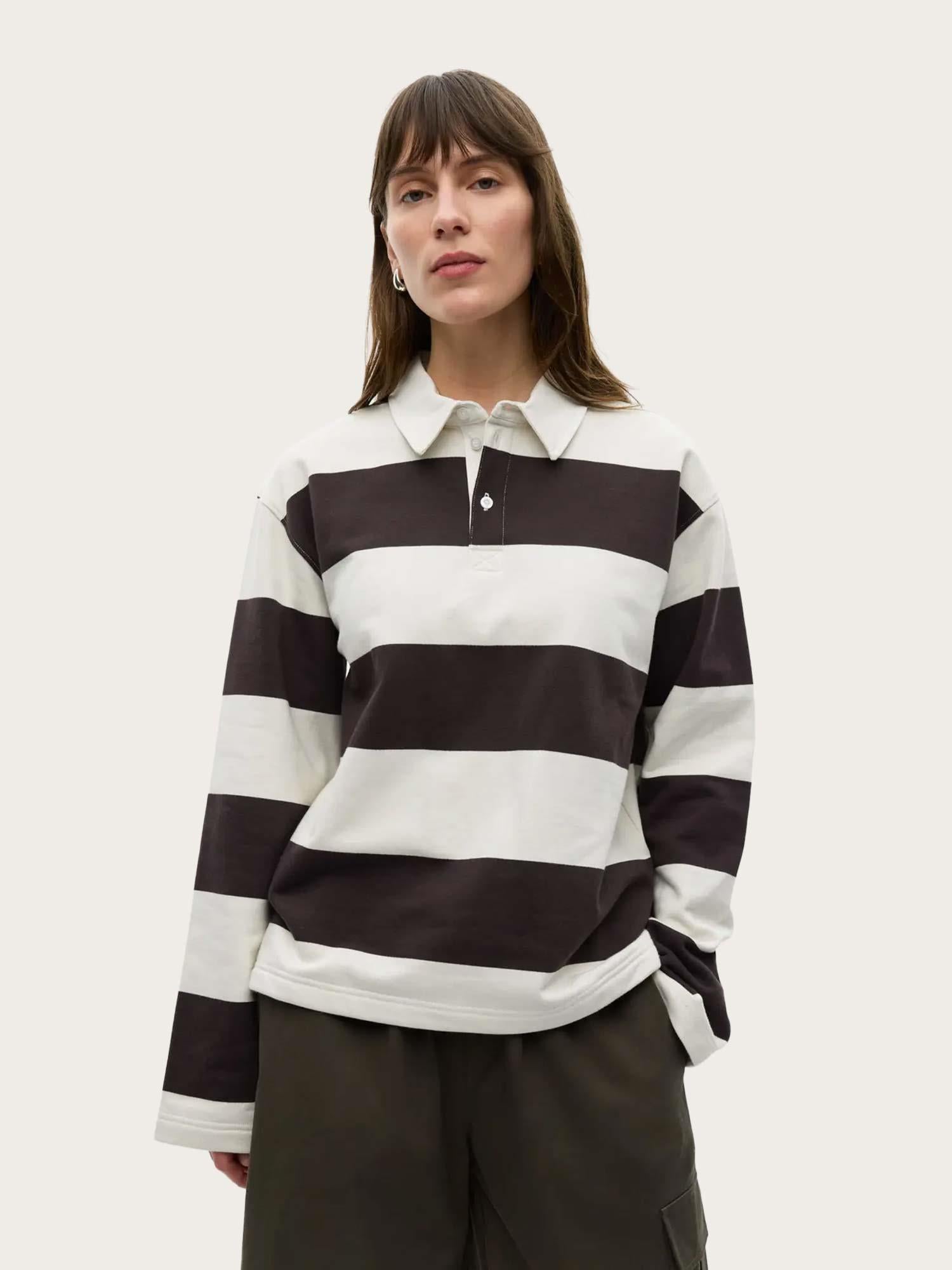 Entour ls Polo st - Silver Torte Stripe