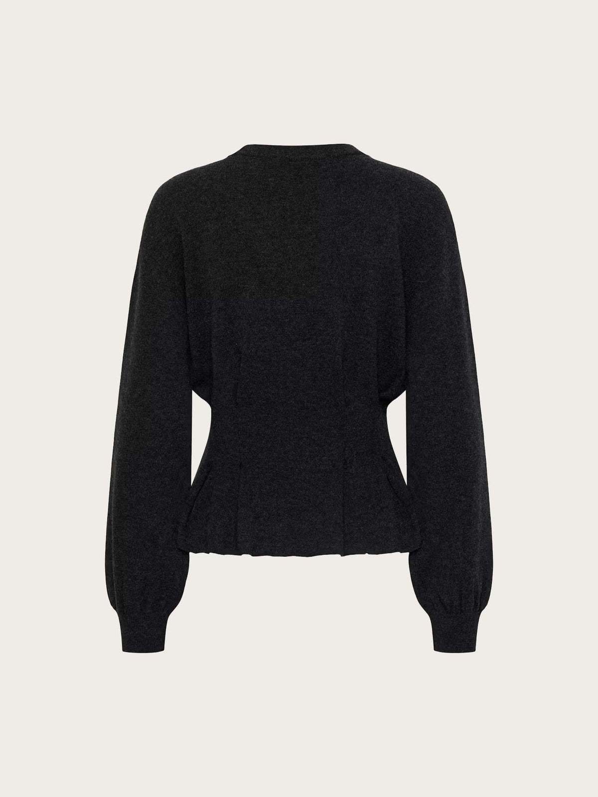 Manzi Waist Pullover - Deep Graphite Melange