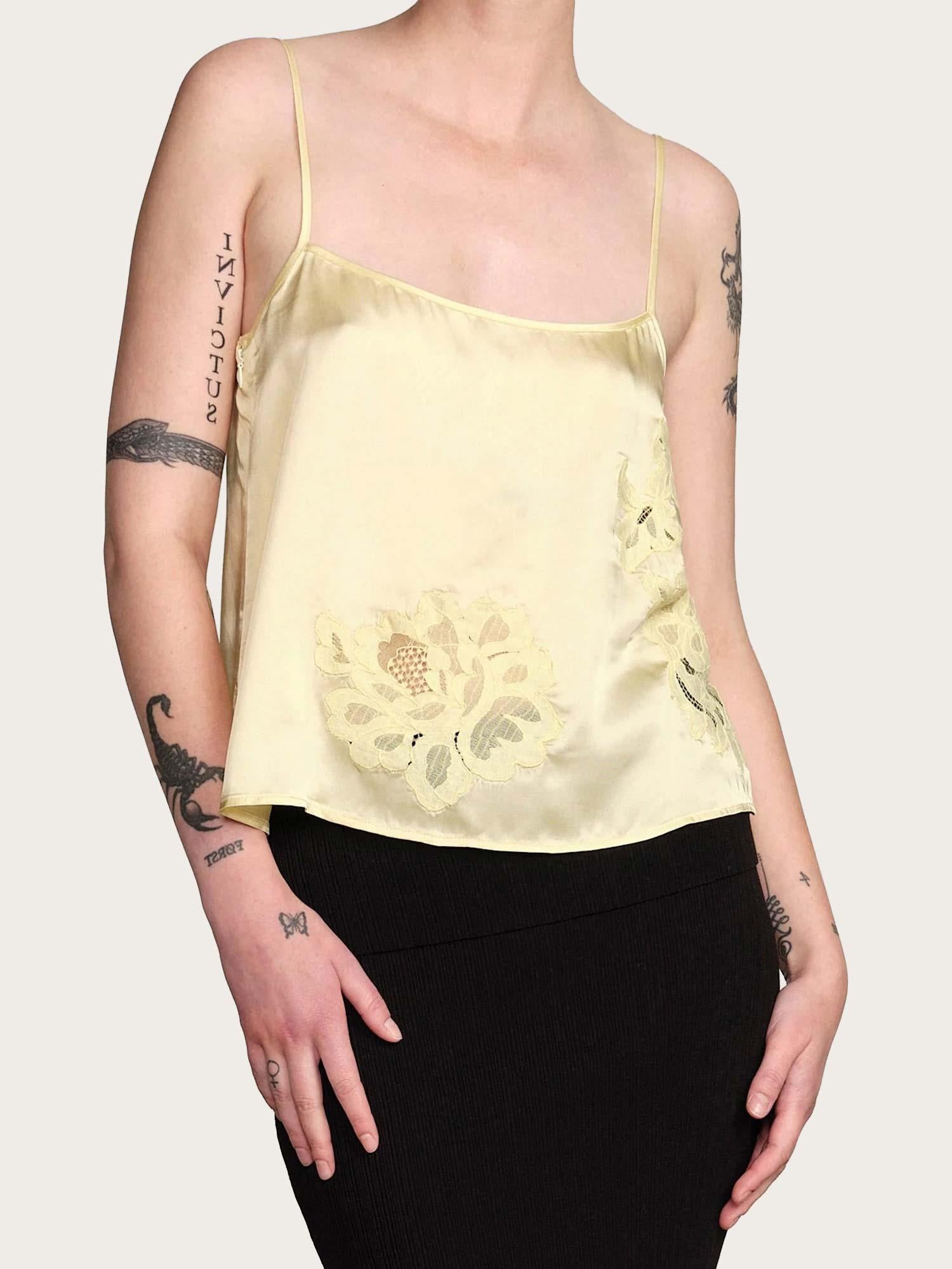 Frida Top - Pale Lime