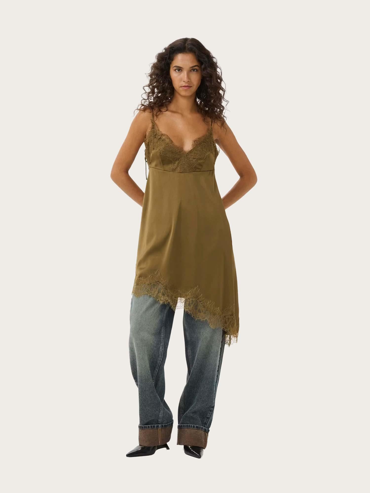 Lalou Dress - Military Olive