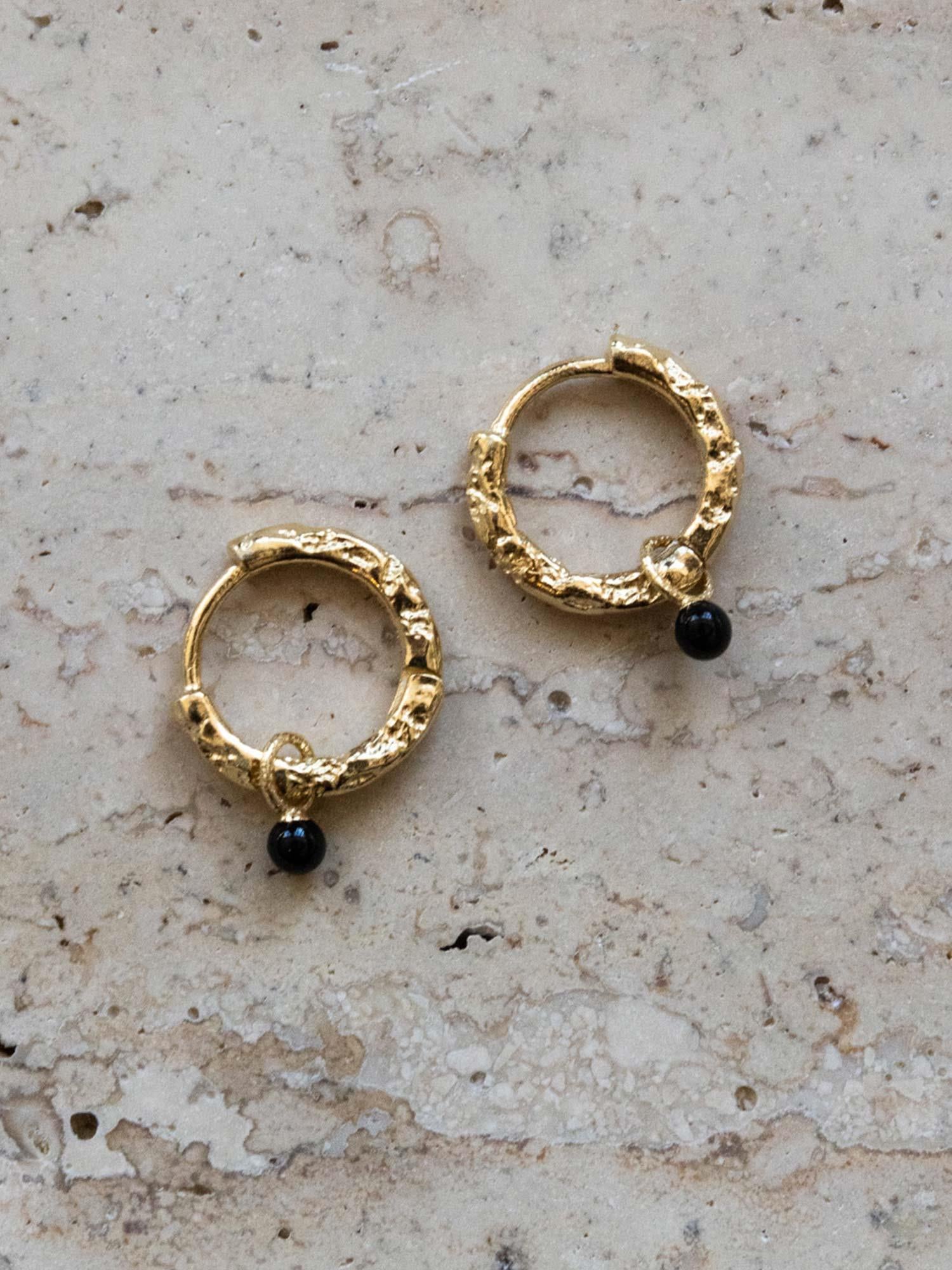 Hoops Belle Gold - Black