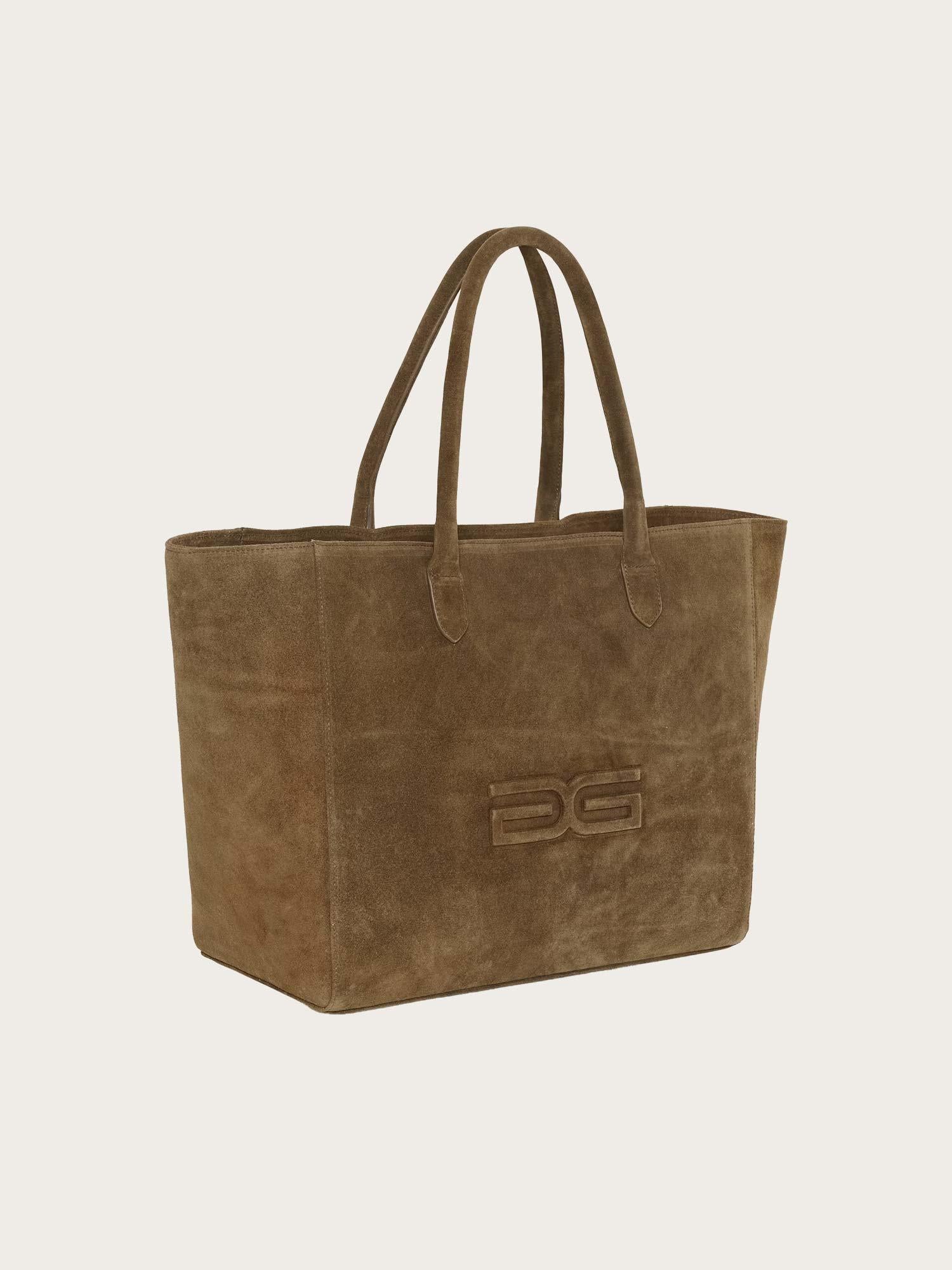 Beau Suede Totebag - Brown