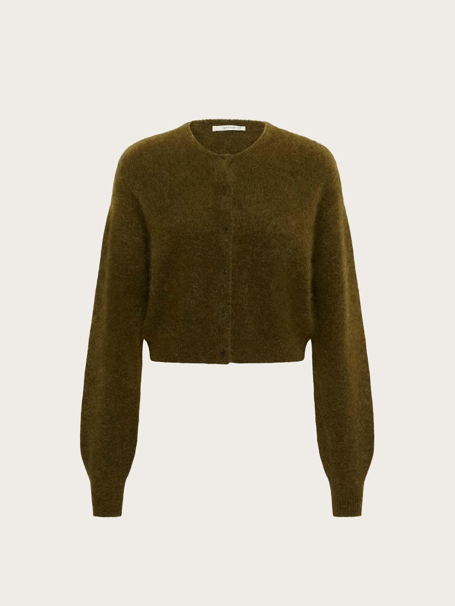 Debbie Short Cardigan - Plantation Melange