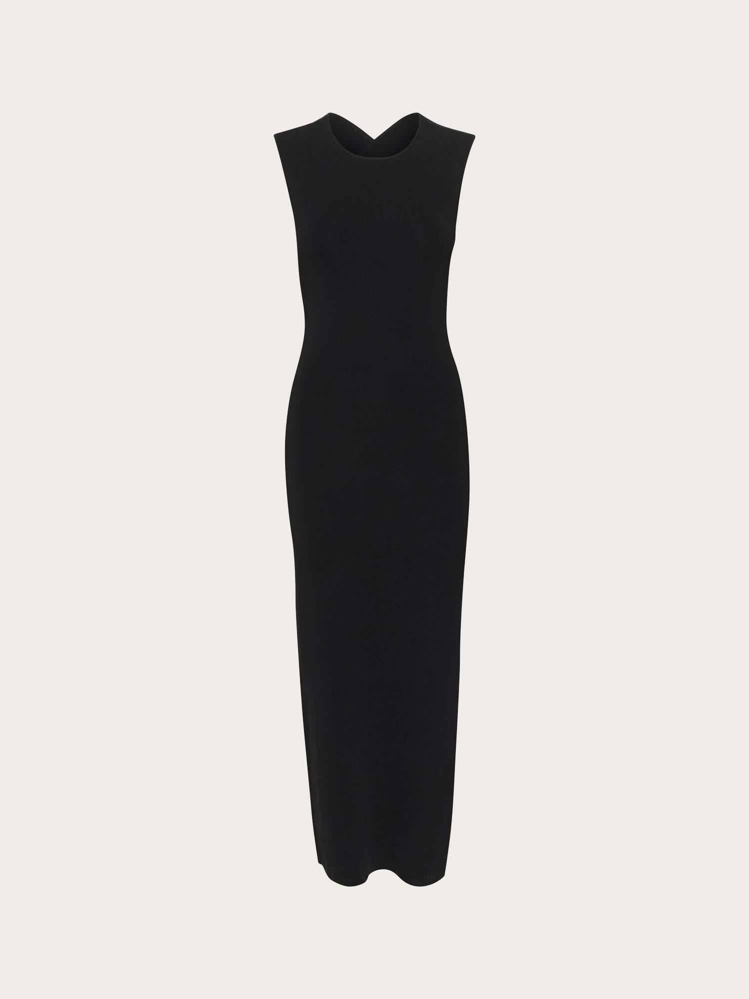 Mariel Long Dress - Black