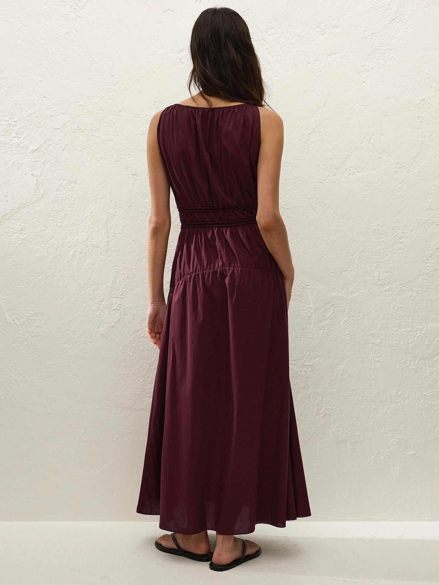 Yael Midi Dress - Mulberry