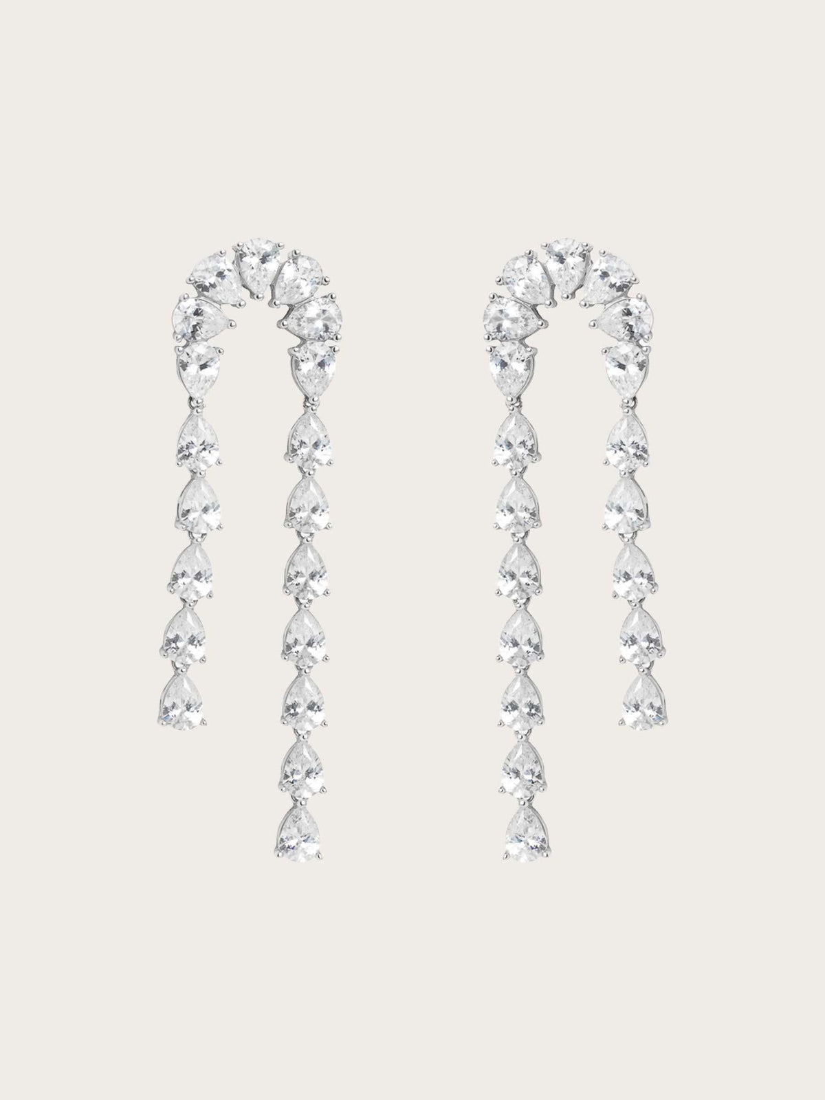 The Arc Earrings - Silver