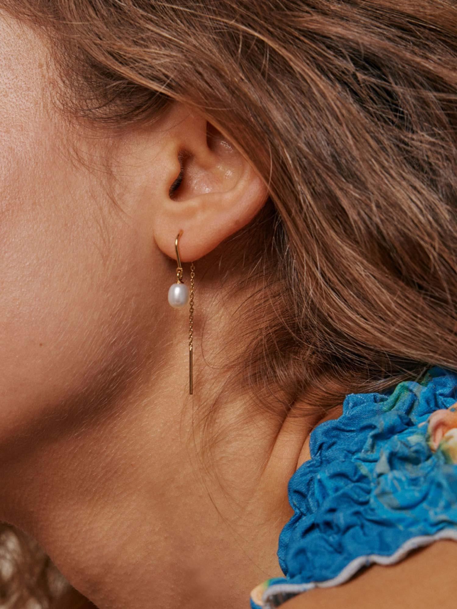 Earring Eleanor Pearl - Gold