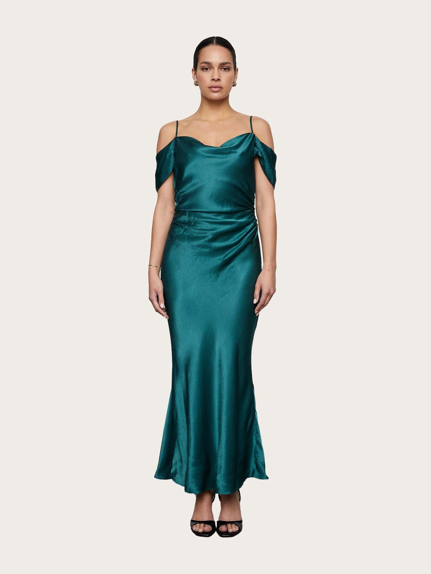 Lyra Dress - Emerald Green