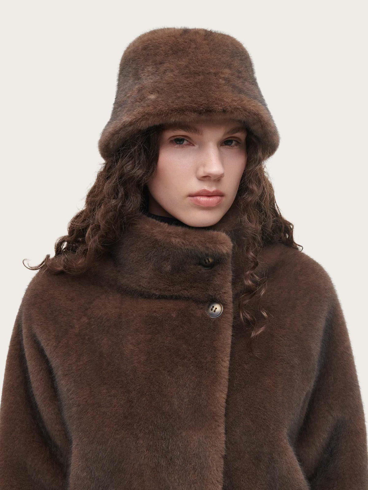 Beau Faux Mink - Choco