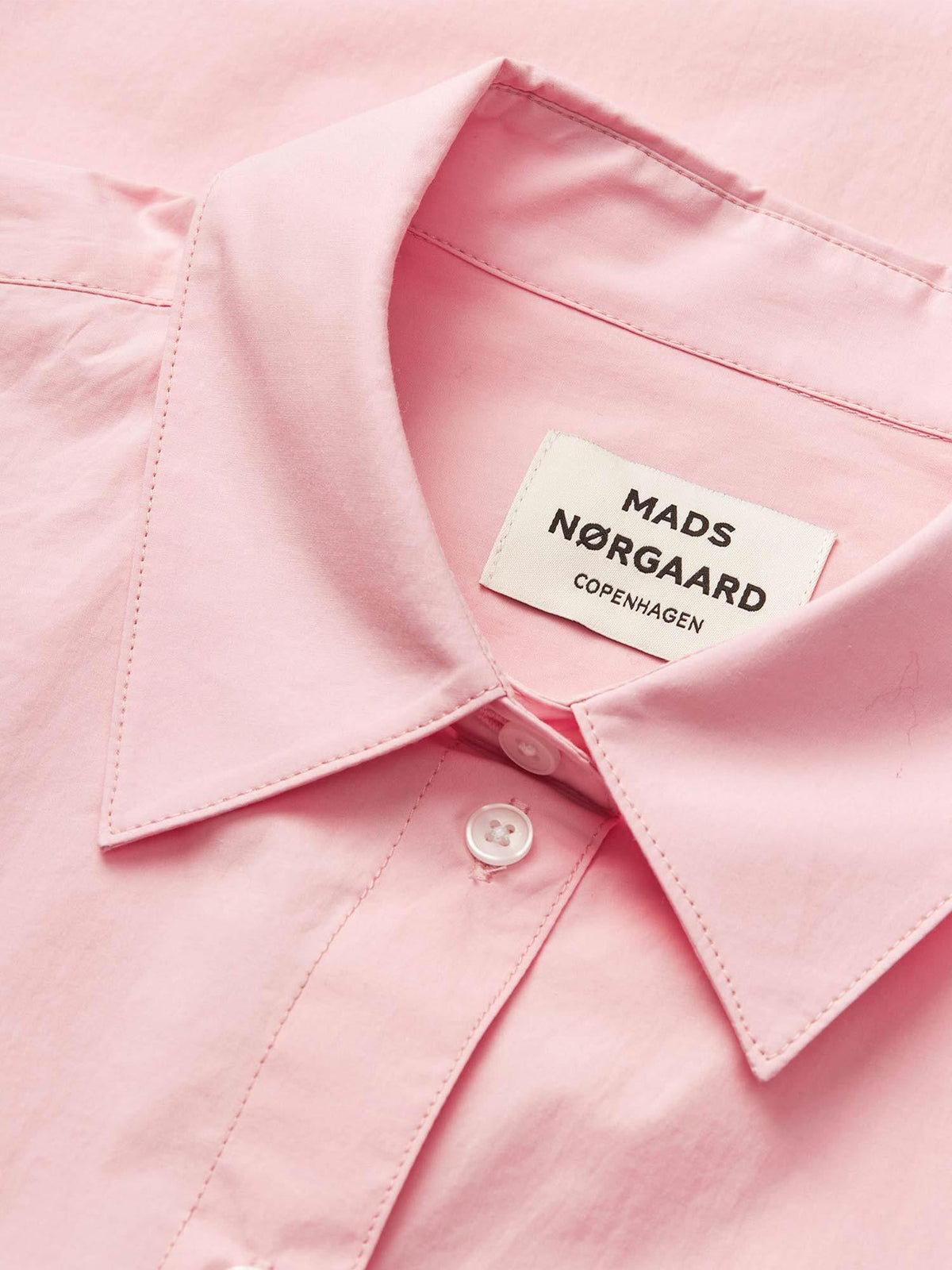 Peach Poplin Shelly Shirt - Fairy Tale Pink