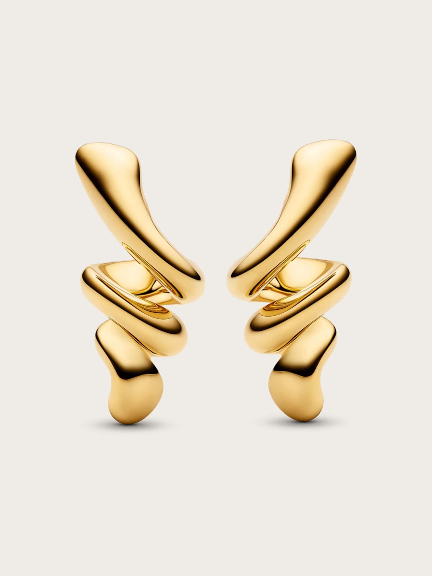 Coil Earring Small - Gold